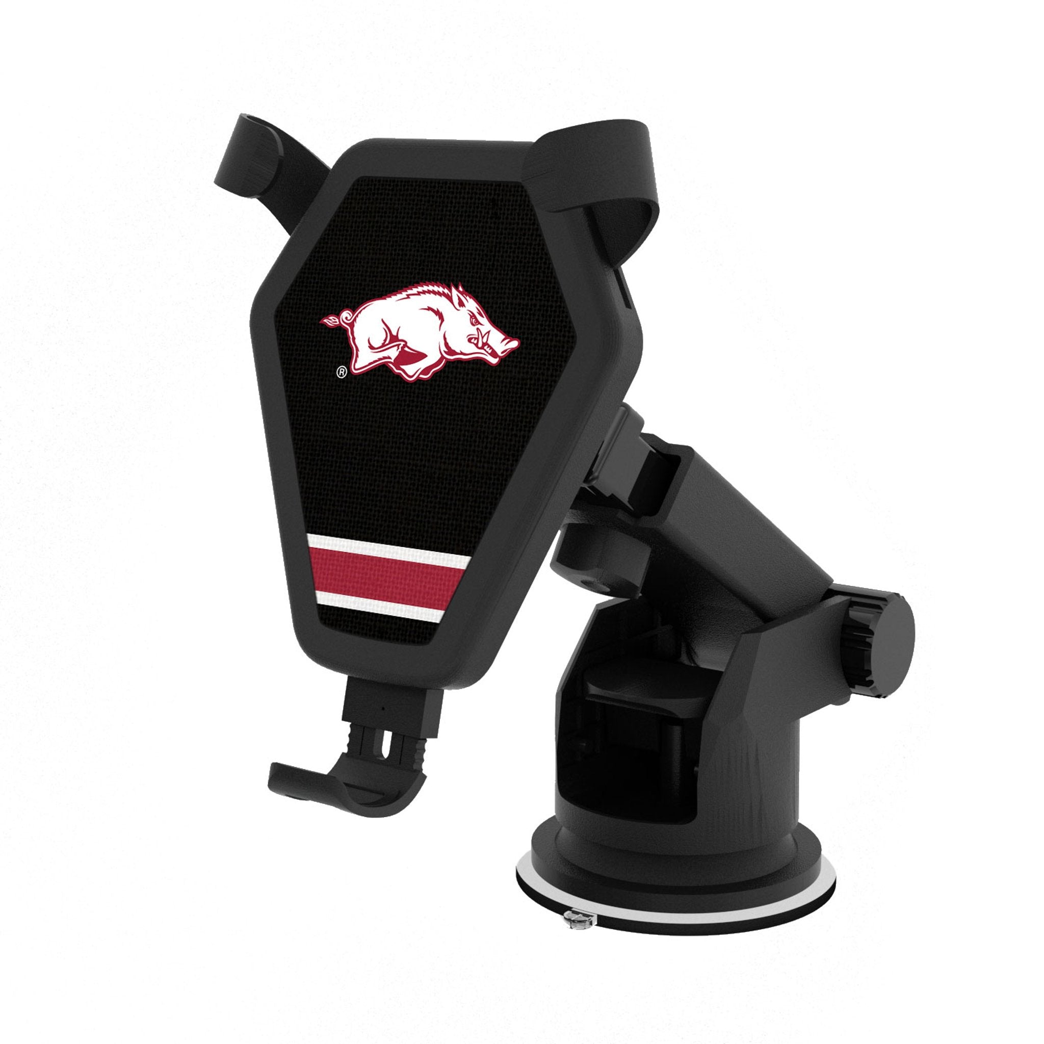 University of Arkansas Fayetteville Razorbacks Stripe Wireless Car Charger 1