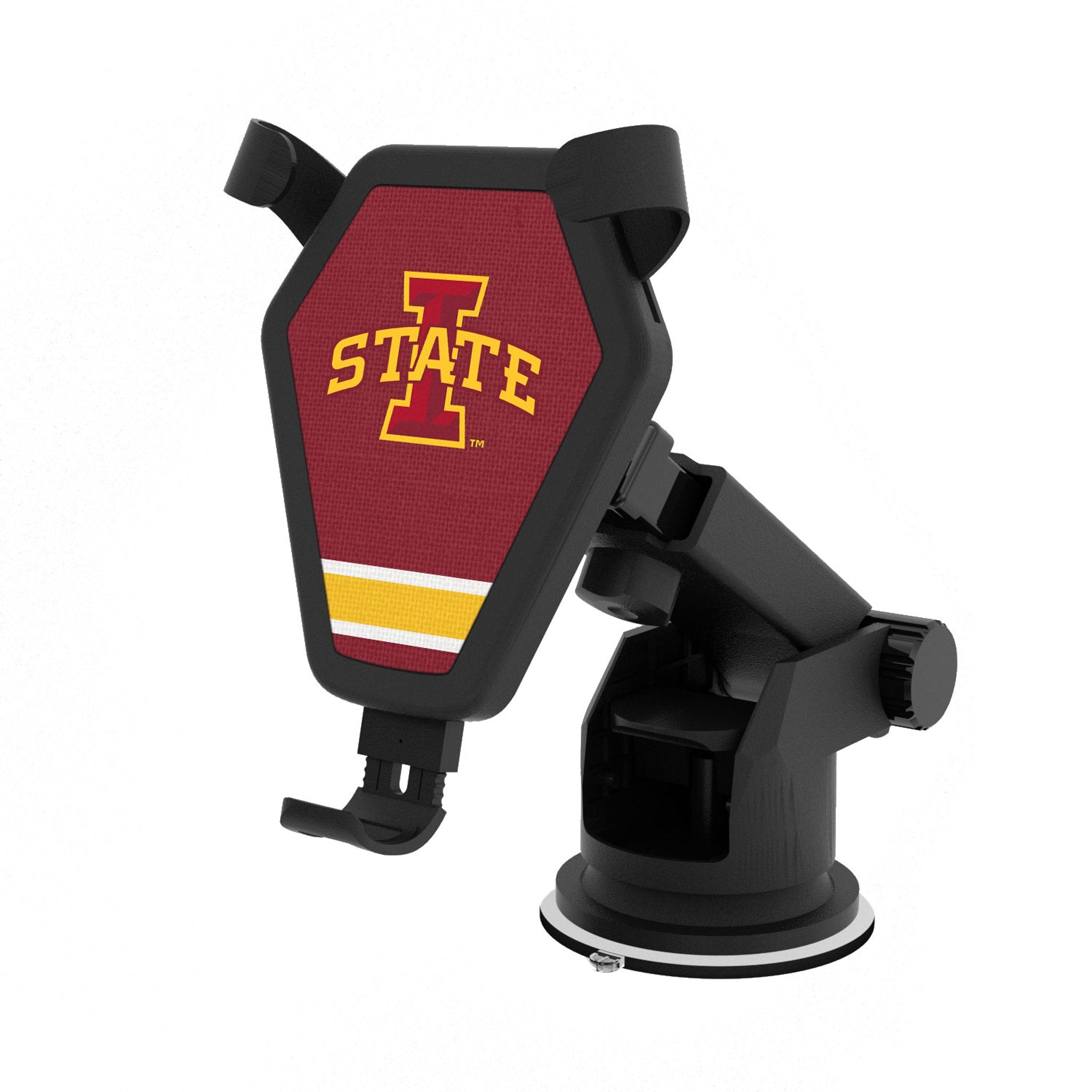 Iowa State University Cyclones Stripe Wireless Car Charger 1