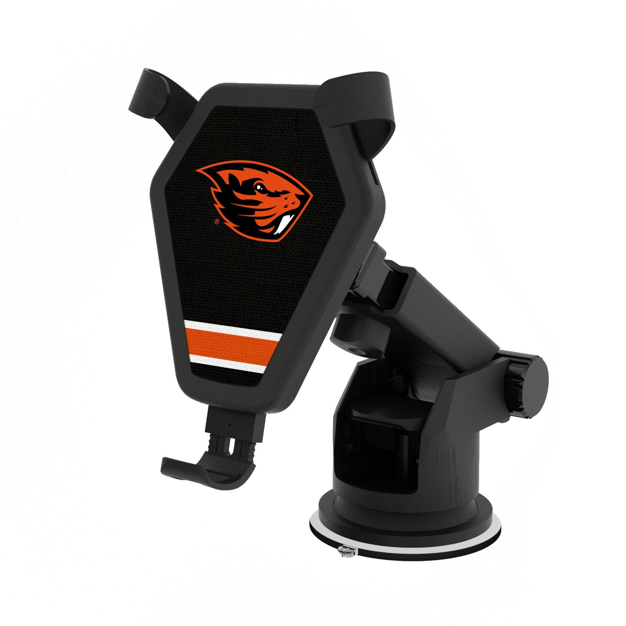 Oregon State University Beavers Stripe Wireless Car Charger 1