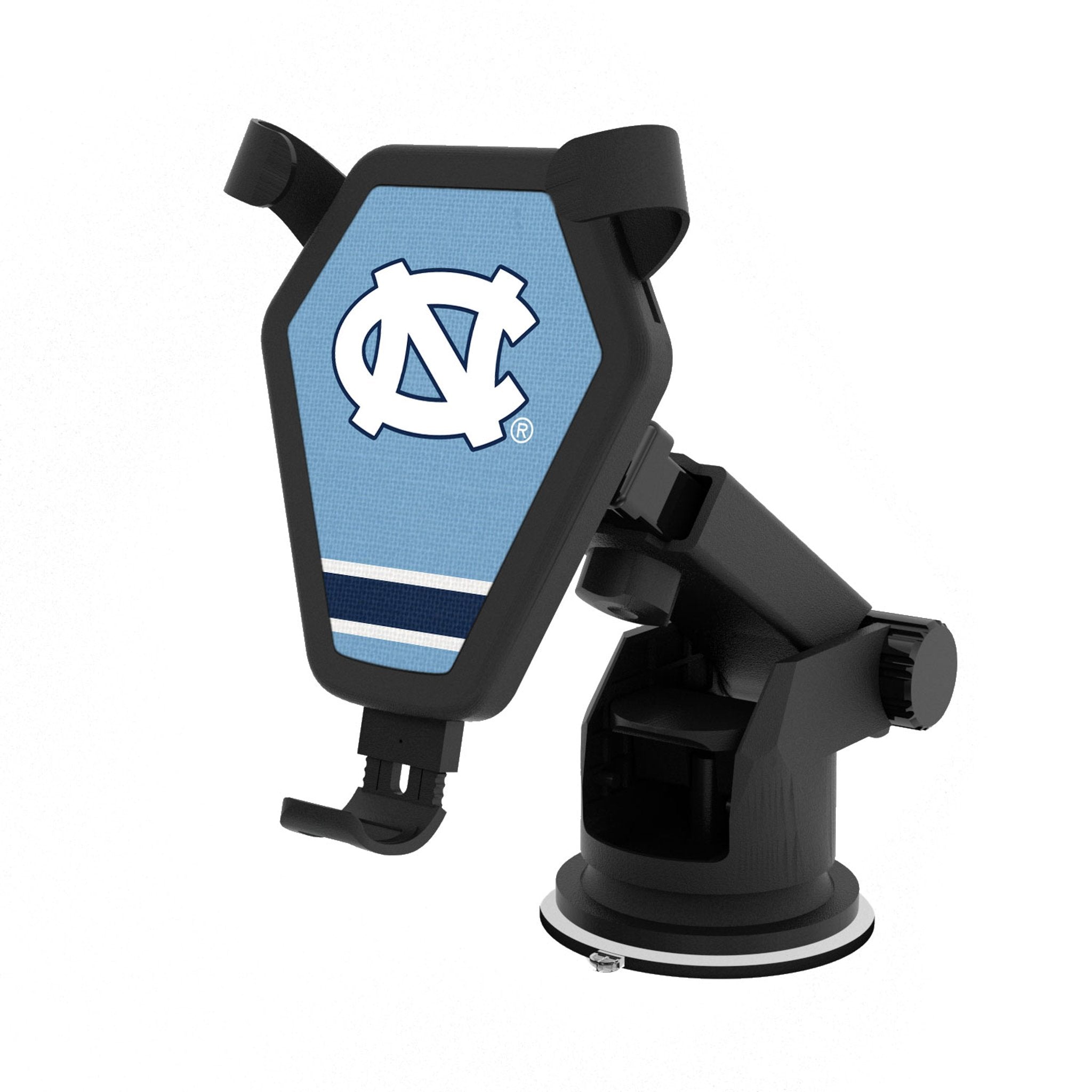 University of North Carolina Tar Heels Stripe Wireless Car Charger 1