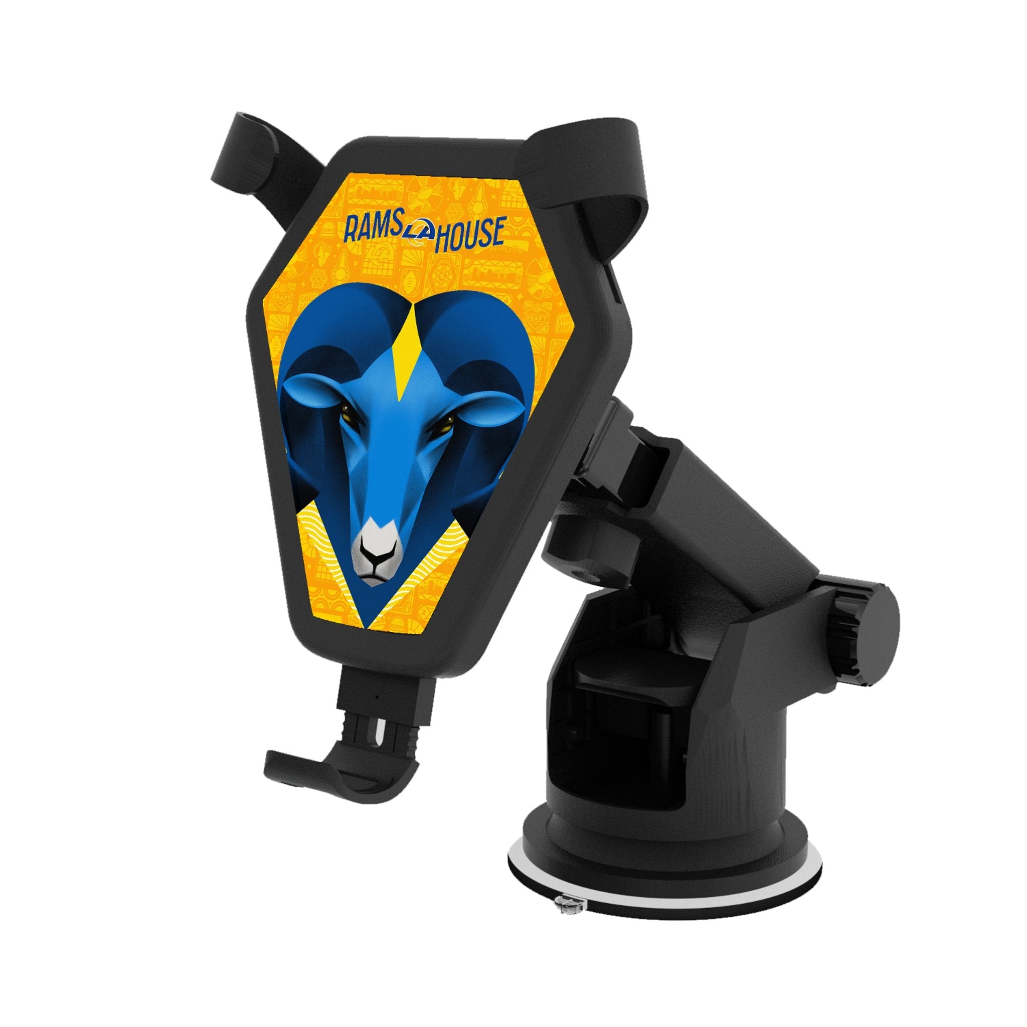 Los Angeles Rams 2024 Illustrated Limited Edition Wireless Car Charger 1