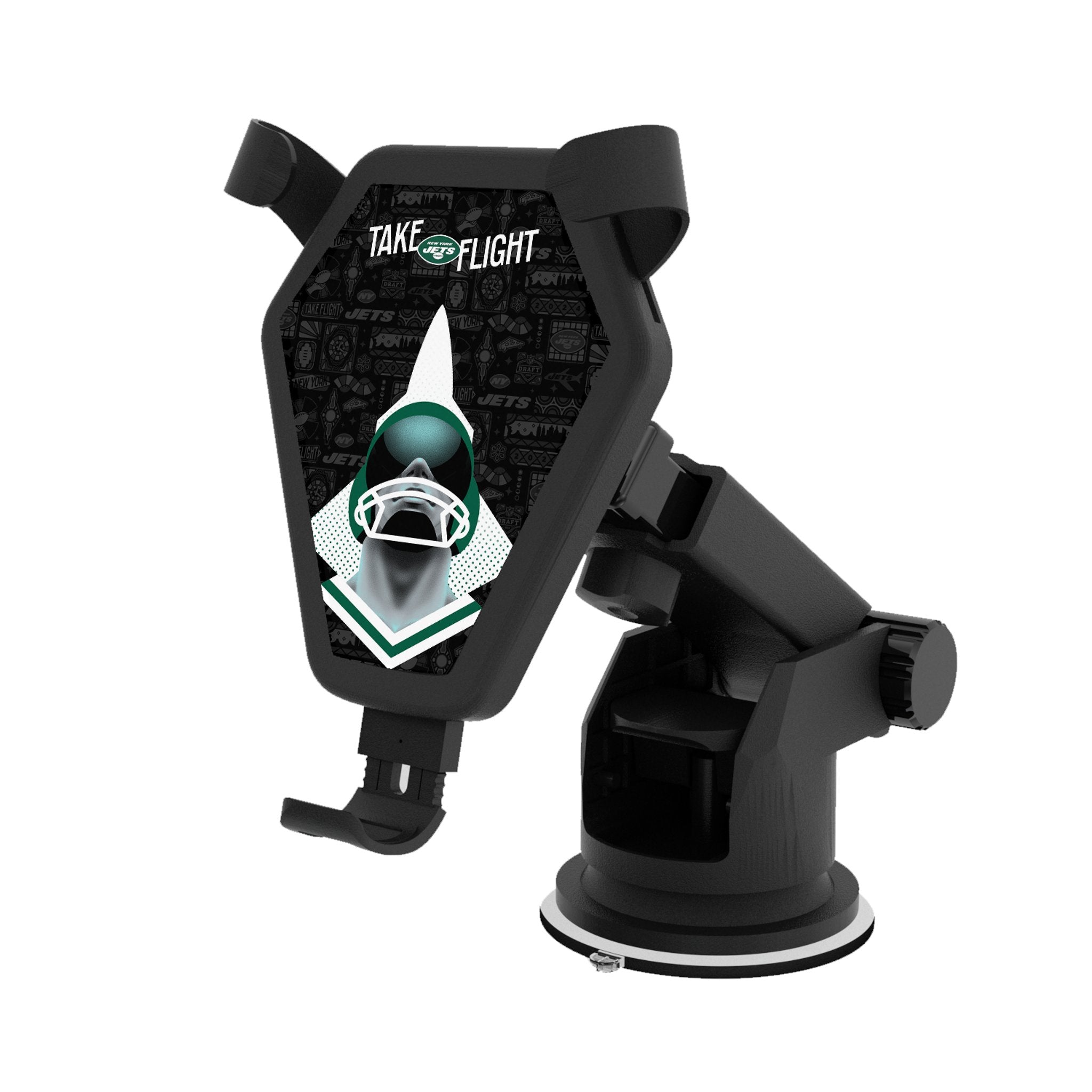 New York Jets 2024 Illustrated Limited Edition Wireless Car Charger 1