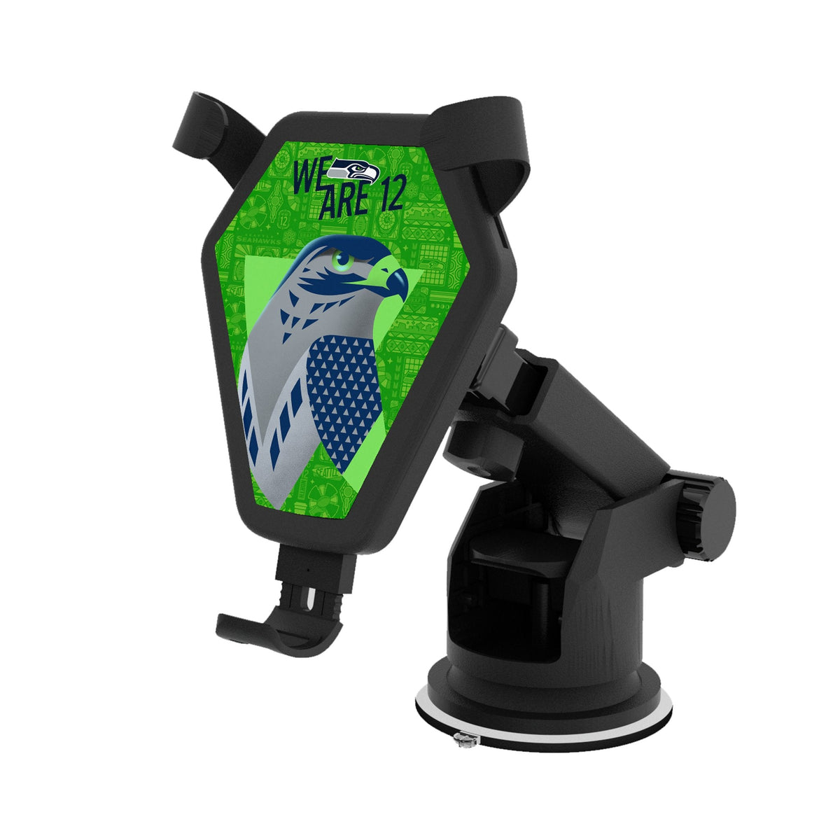 Seattle Seahawks 2024 Illustrated Limited Edition Wireless Car Charger 1