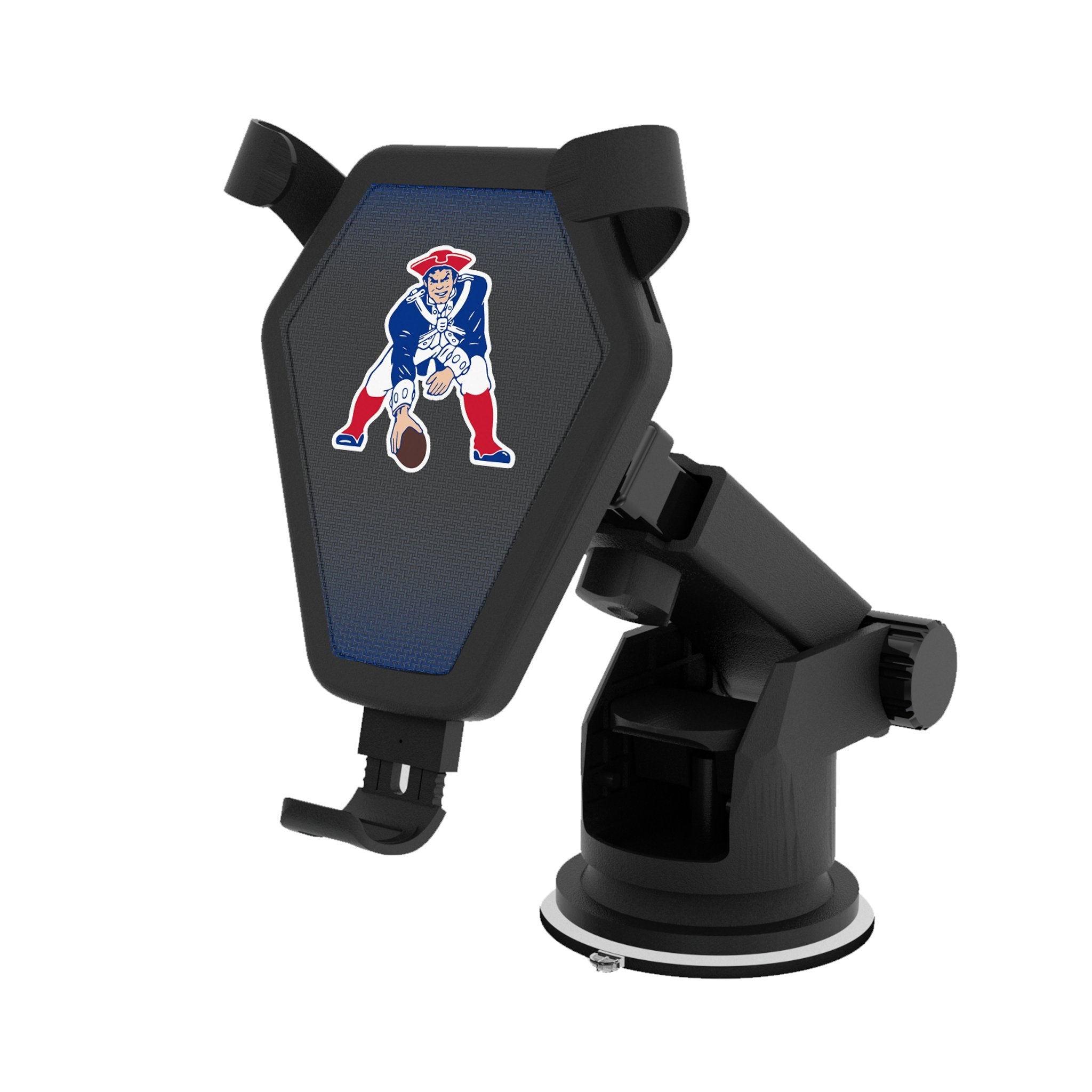 New England Patriots Historic Collection Linen Wireless Car Charger 1