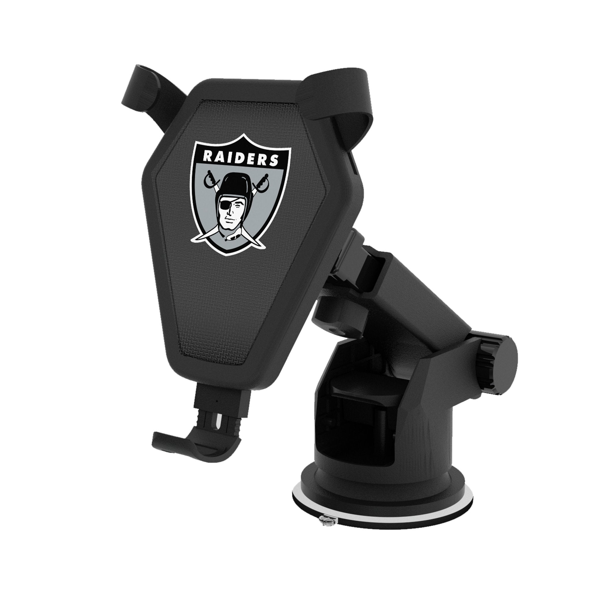 Oakland Raiders 1963 Historic Collection Linen Wireless Car Charger 1