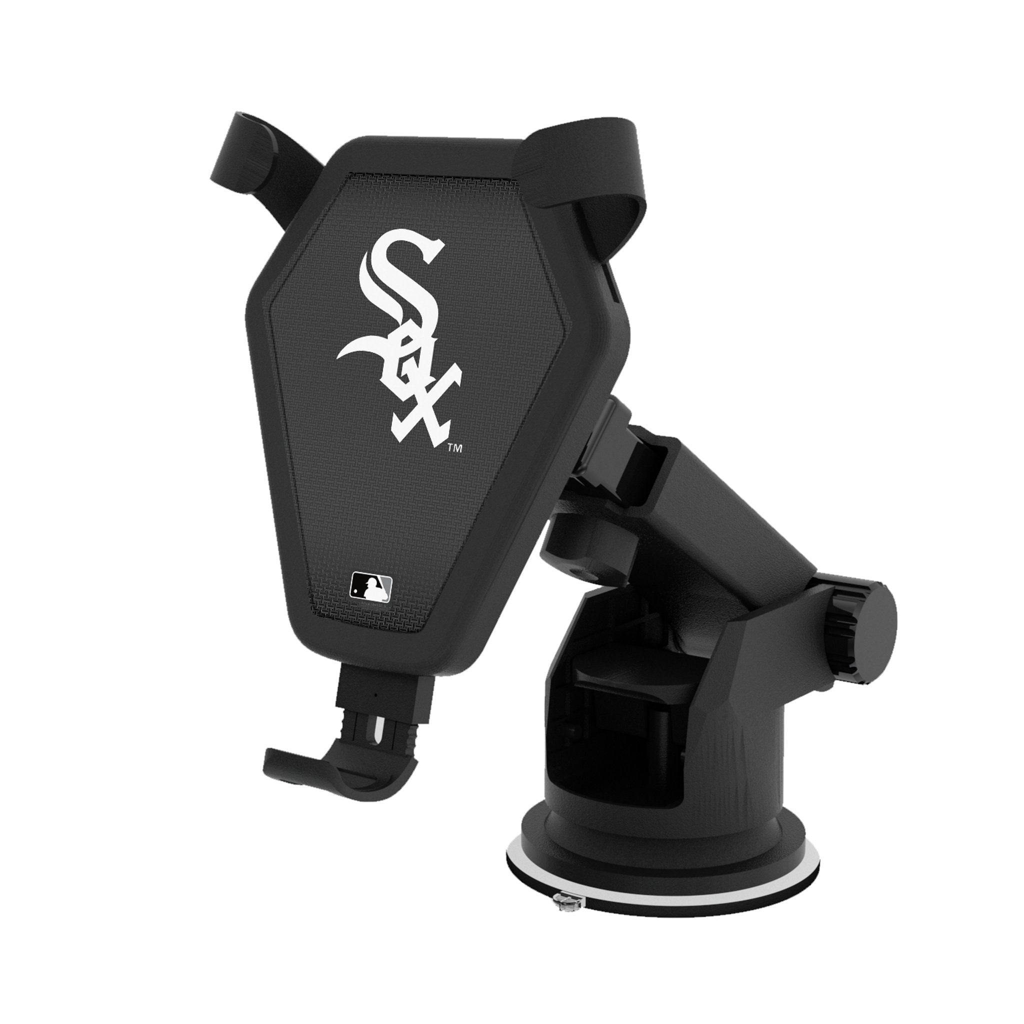 Chicago White Sox Linen Wireless Car Charger 1