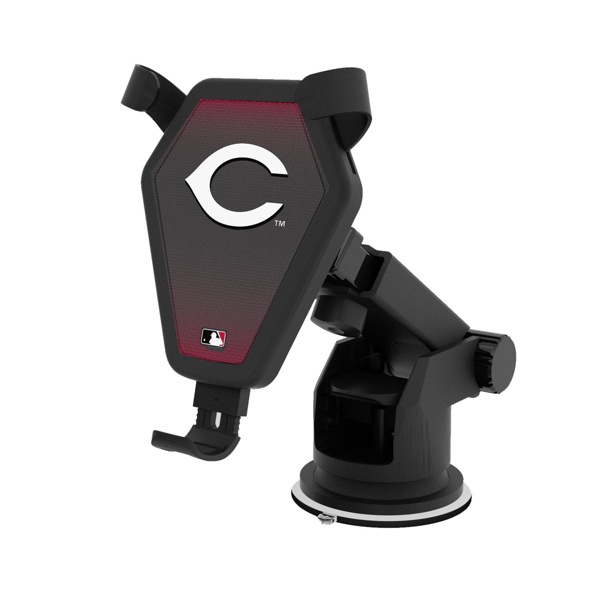 Cincinnati Reds Linen Wireless Car Charger 1