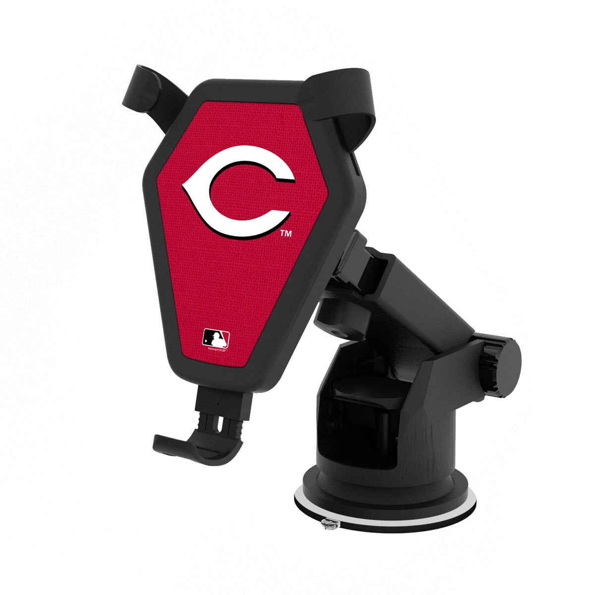 Cincinnati Reds Solid Wireless Car Charger 1