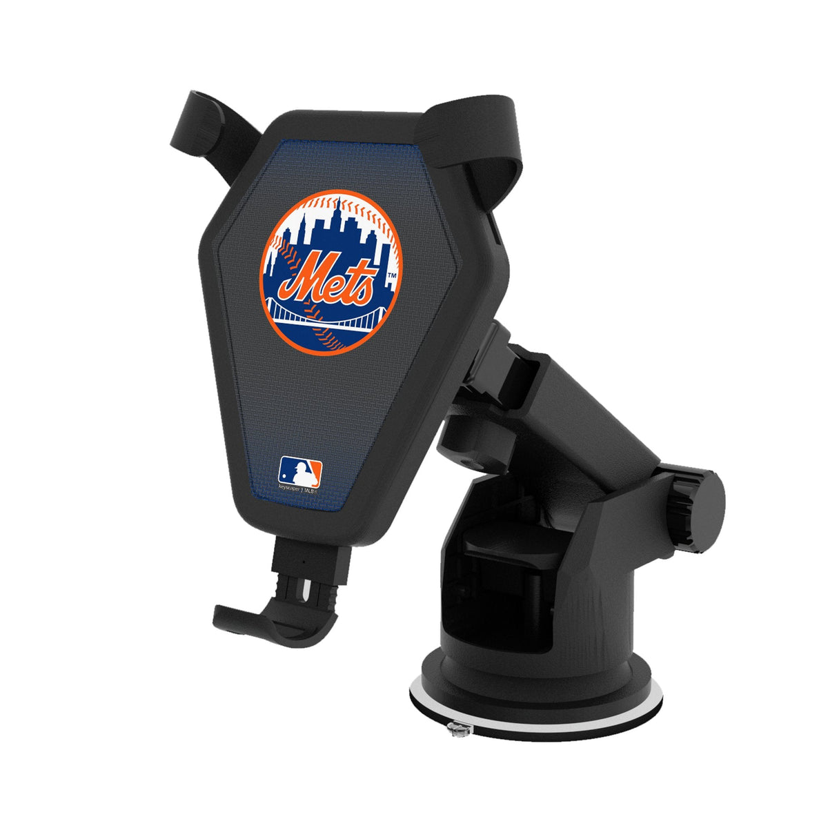 New York Mets Linen Wireless Car Charger 1