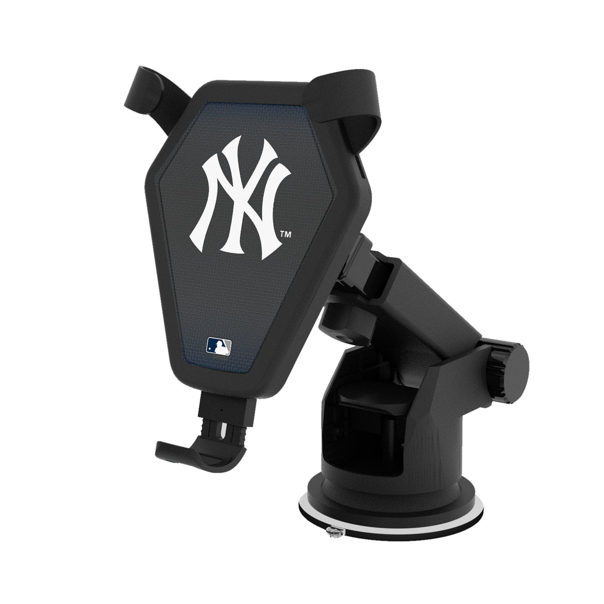 New York Yankees Linen Wireless Car Charger 1