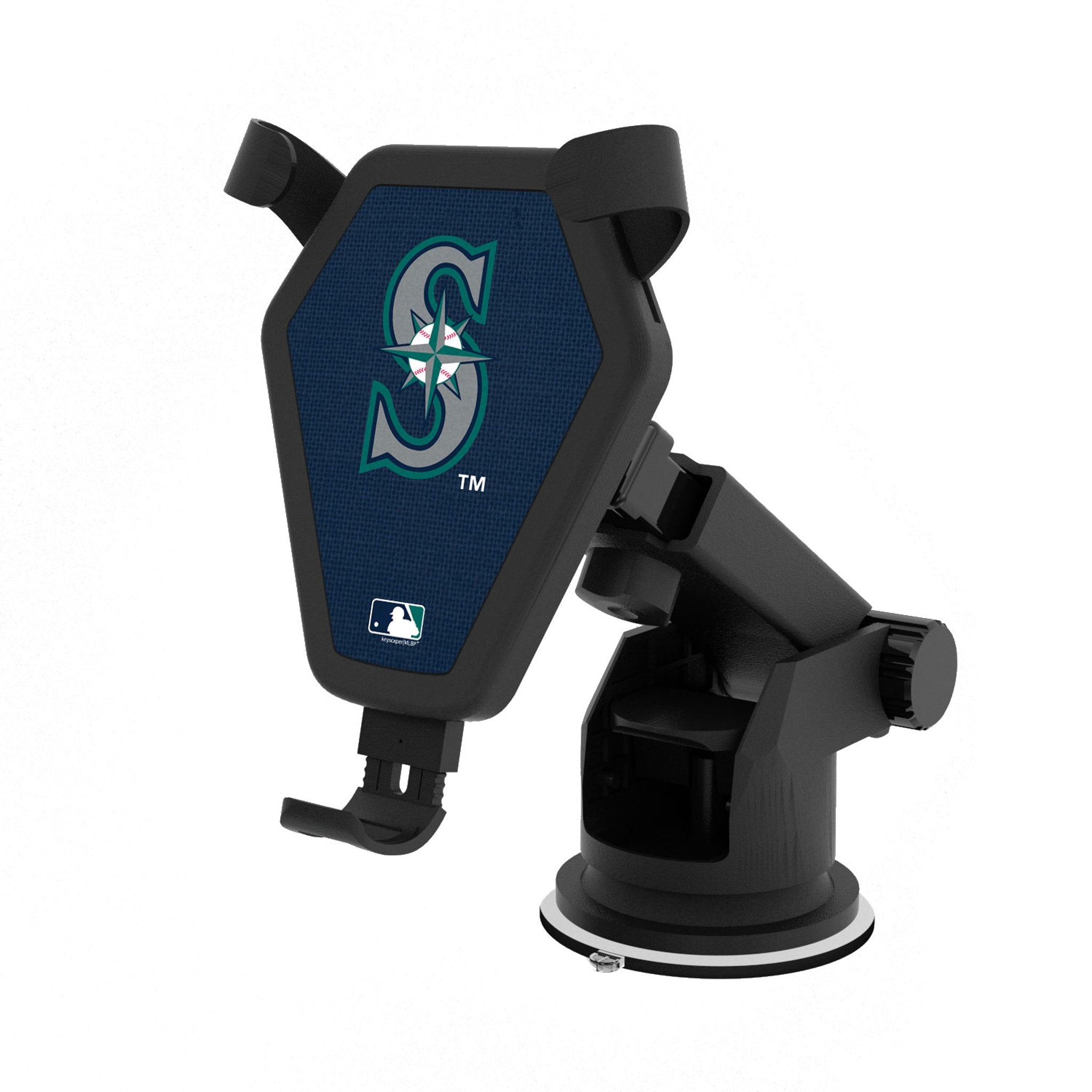 Seattle Mariners Solid Wireless Car Charger 1
