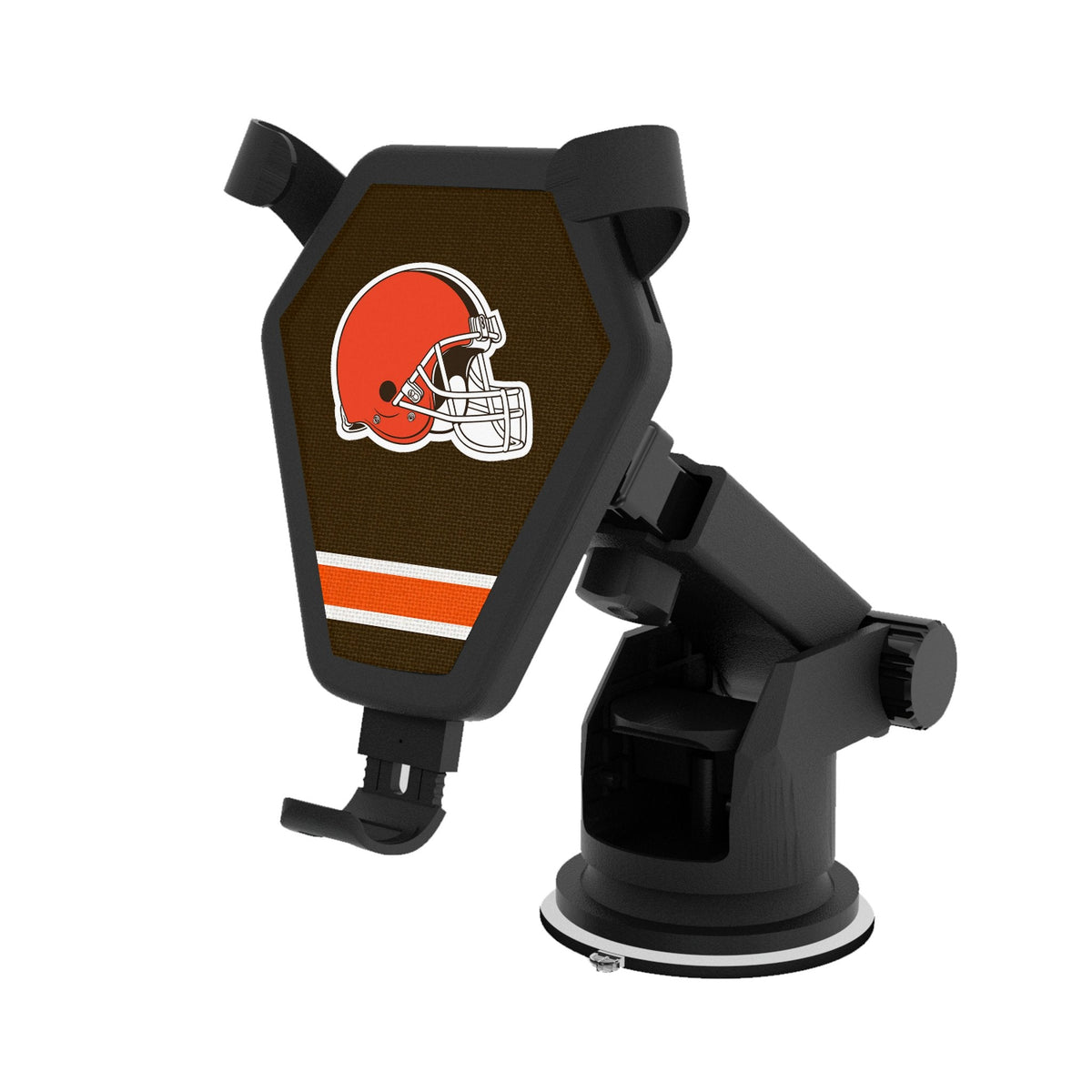 Cleveland Browns Stripe Wireless Car Charger 1