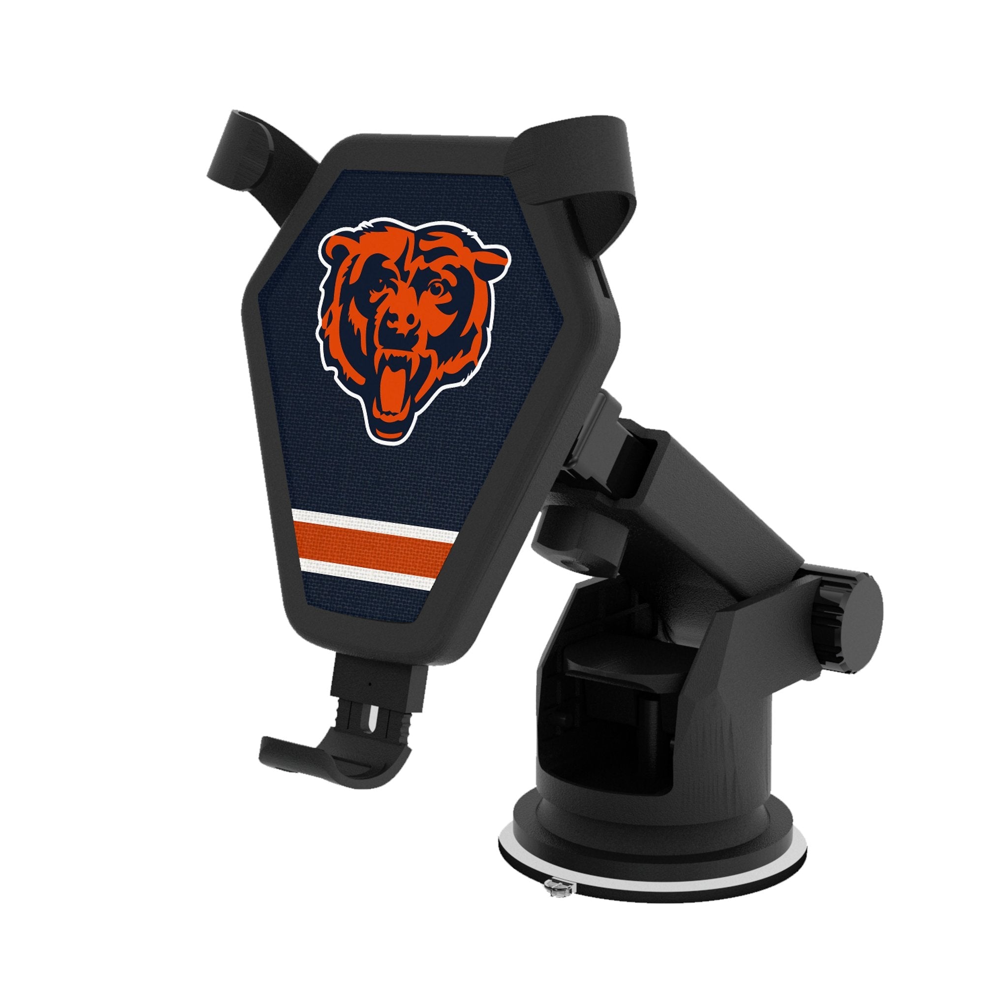 Chicago Bears Stripe Wireless Car Charger 1