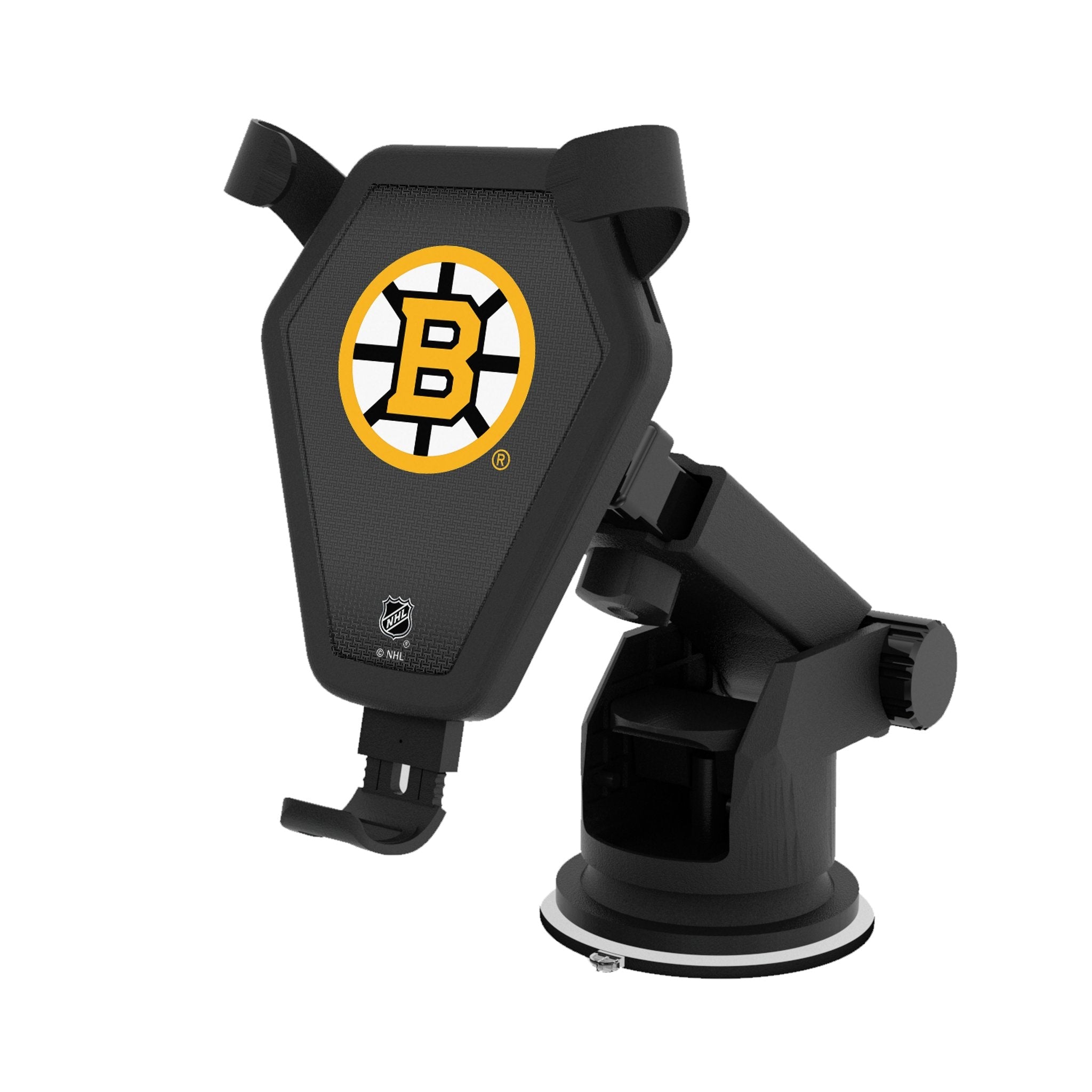 Boston Bruins Linen Wireless Car Charger
