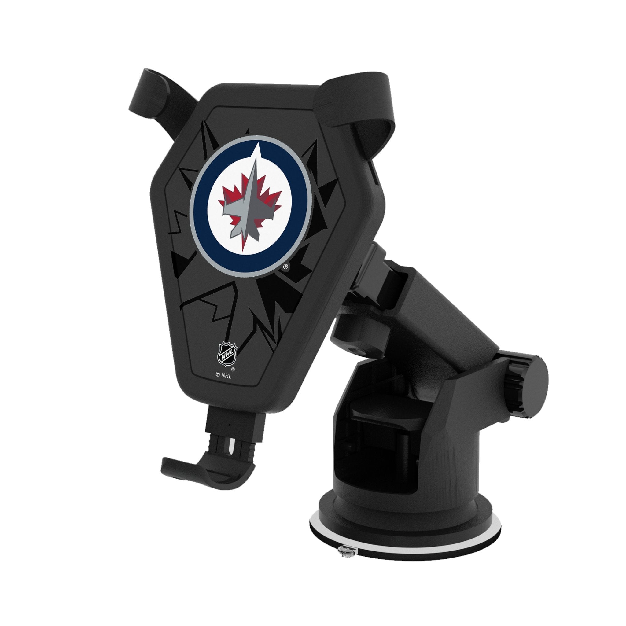 Winnipeg Jets Monocolor Tilt Wireless Car Charger