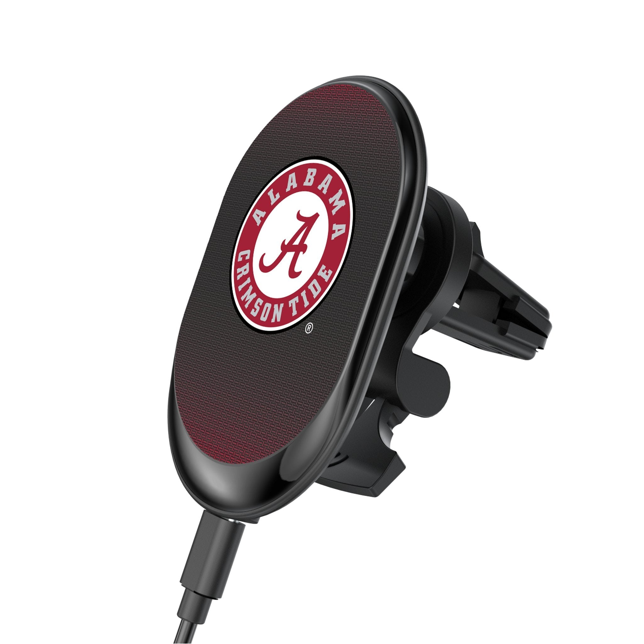 University of Alabama Crimson Tide Linen Wireless Mag Car Charger 1