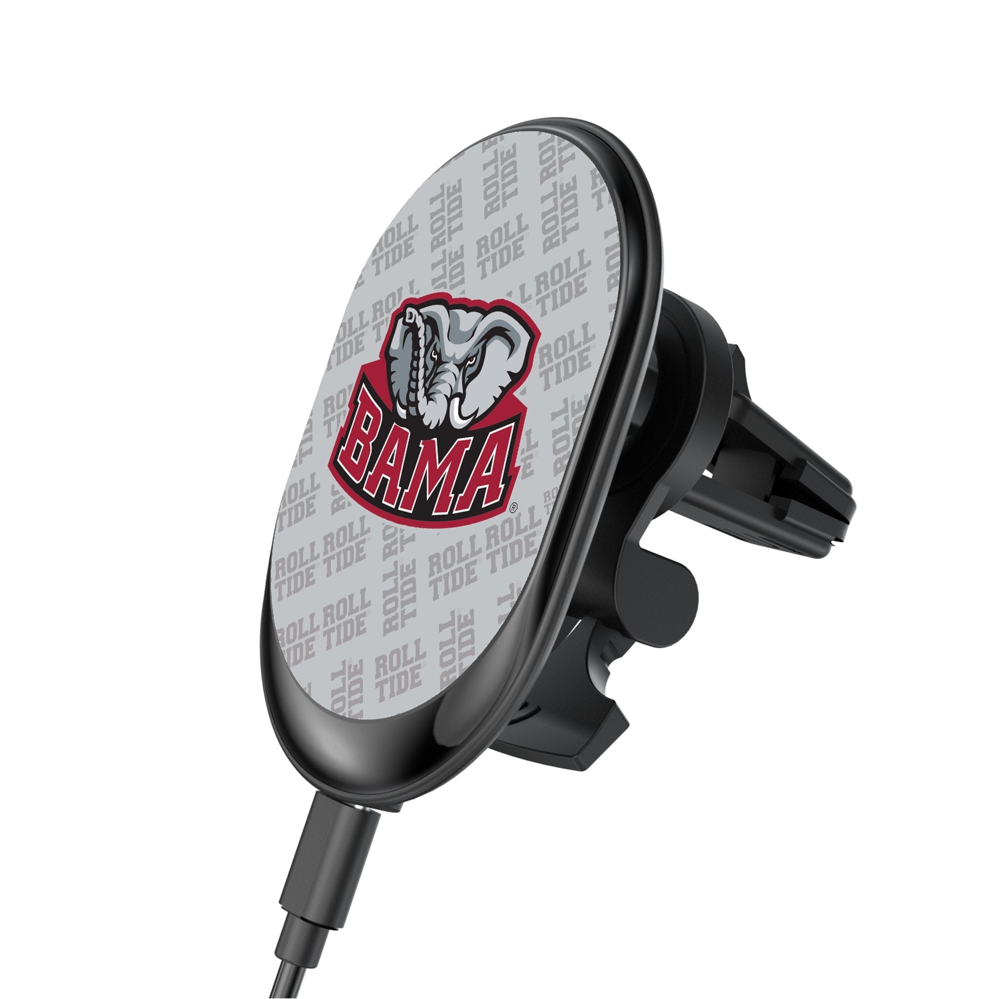 University of Alabama Crimson Tide Script A Quadtile Wireless Mag Car Charger 1