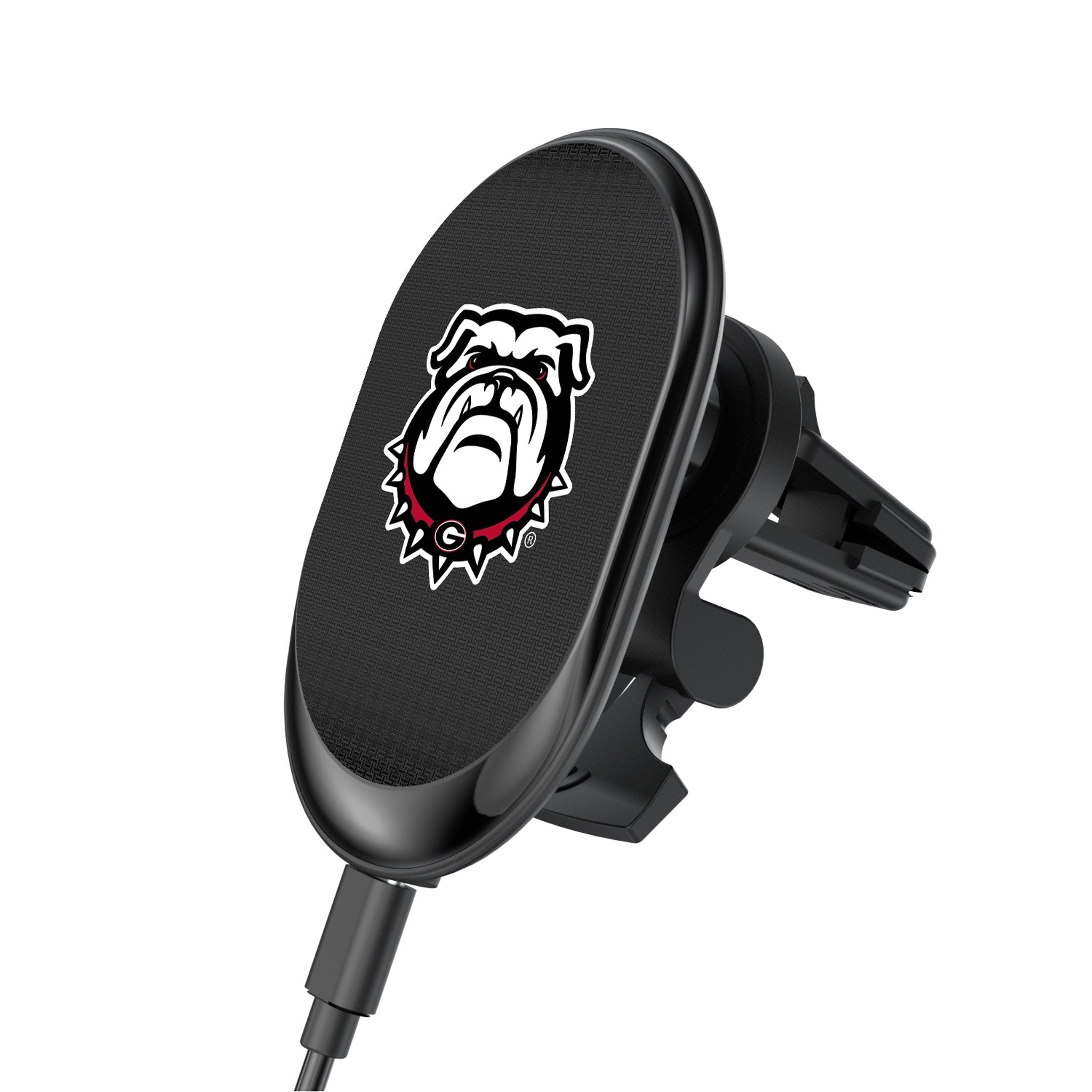 University of Georgia Bulldogs Uga Linen Wireless Mag Car Charger 1