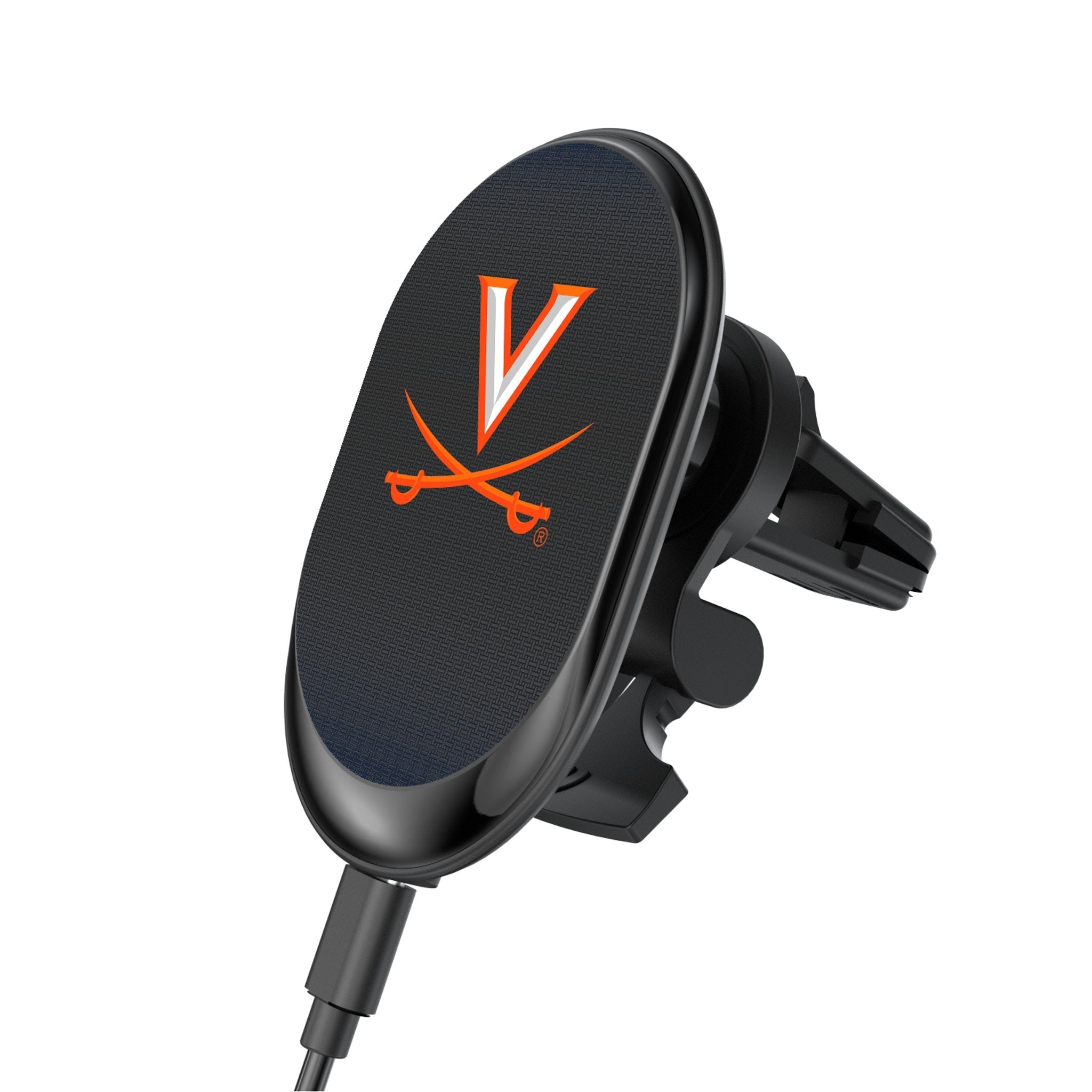 University of Virginia Cavaliers Linen Wireless Mag Car Charger 1