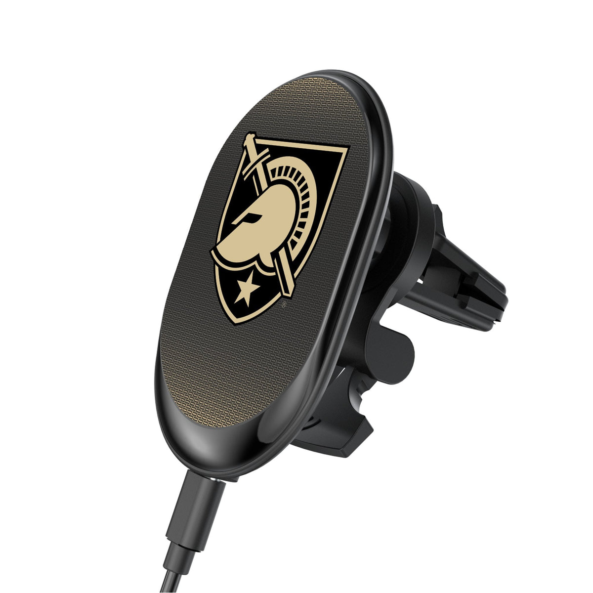 United States Military Academy Black Knights Linen Wireless Mag Car Charger 1