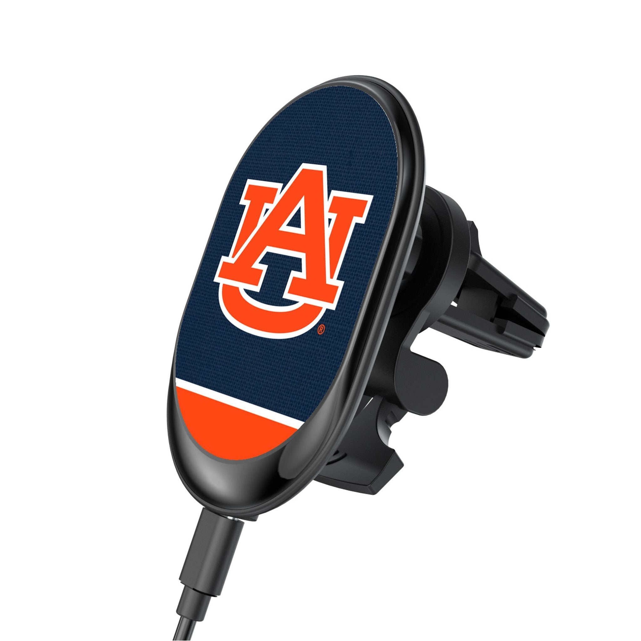 University of Auburn Tigers Endzone Solid Wireless Mag Car Charger 1