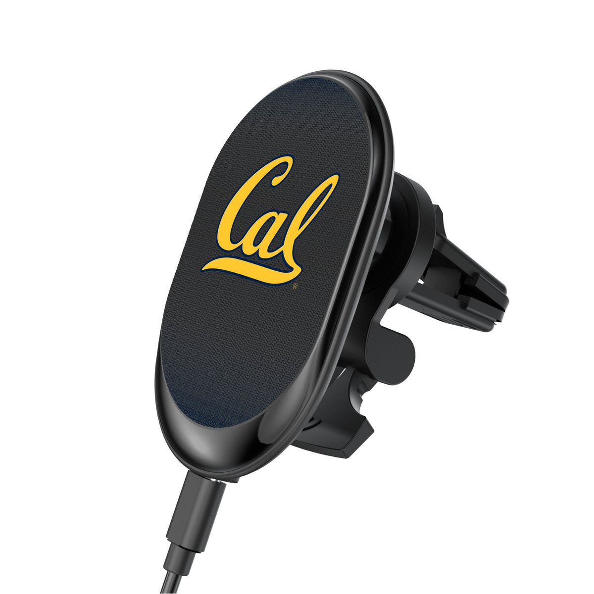 University of California Berkeley Golden Bears Linen Wireless Mag Car Charger 1
