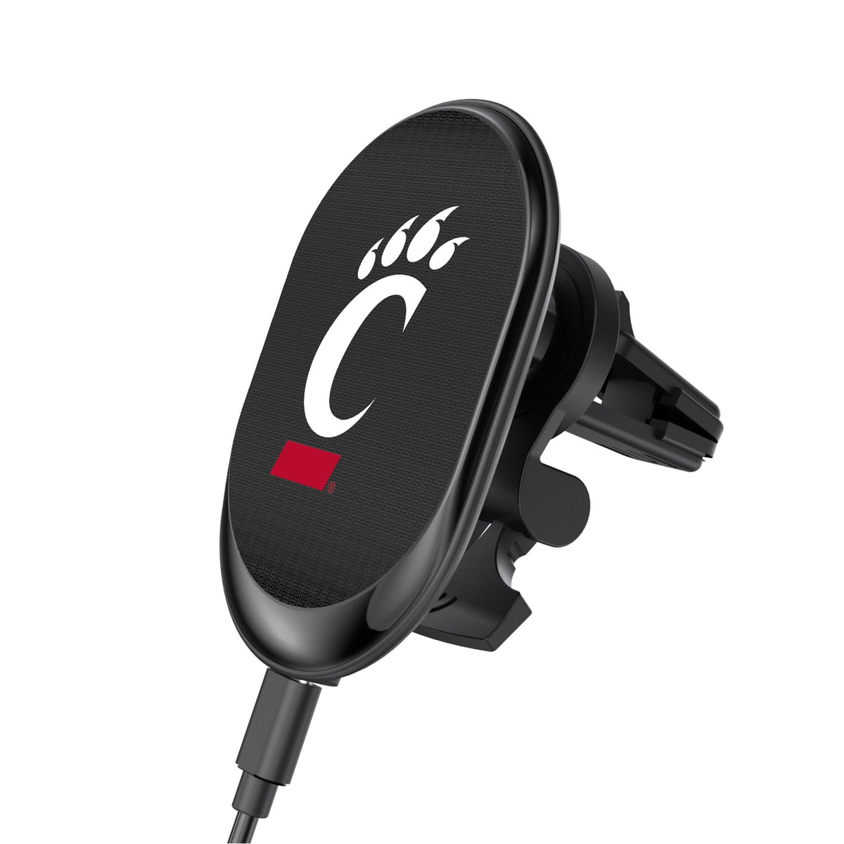 University of Cincinnati Bearcats Linen Wireless Mag Car Charger 1