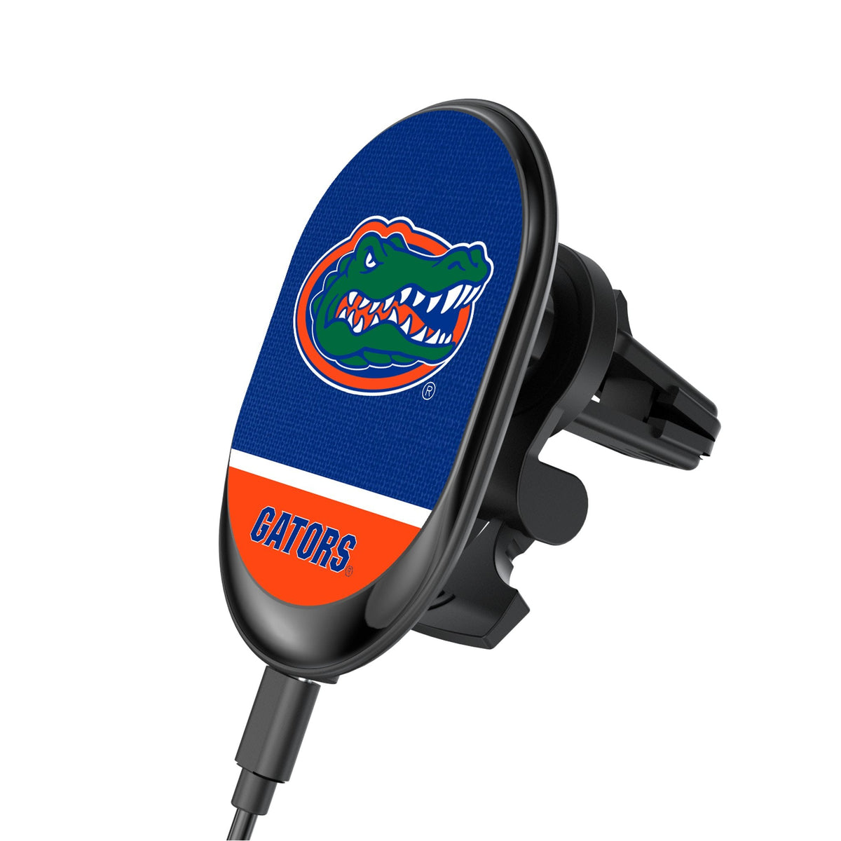 University of Florida Gators Endzone Solid Wireless Mag Car Charger 1