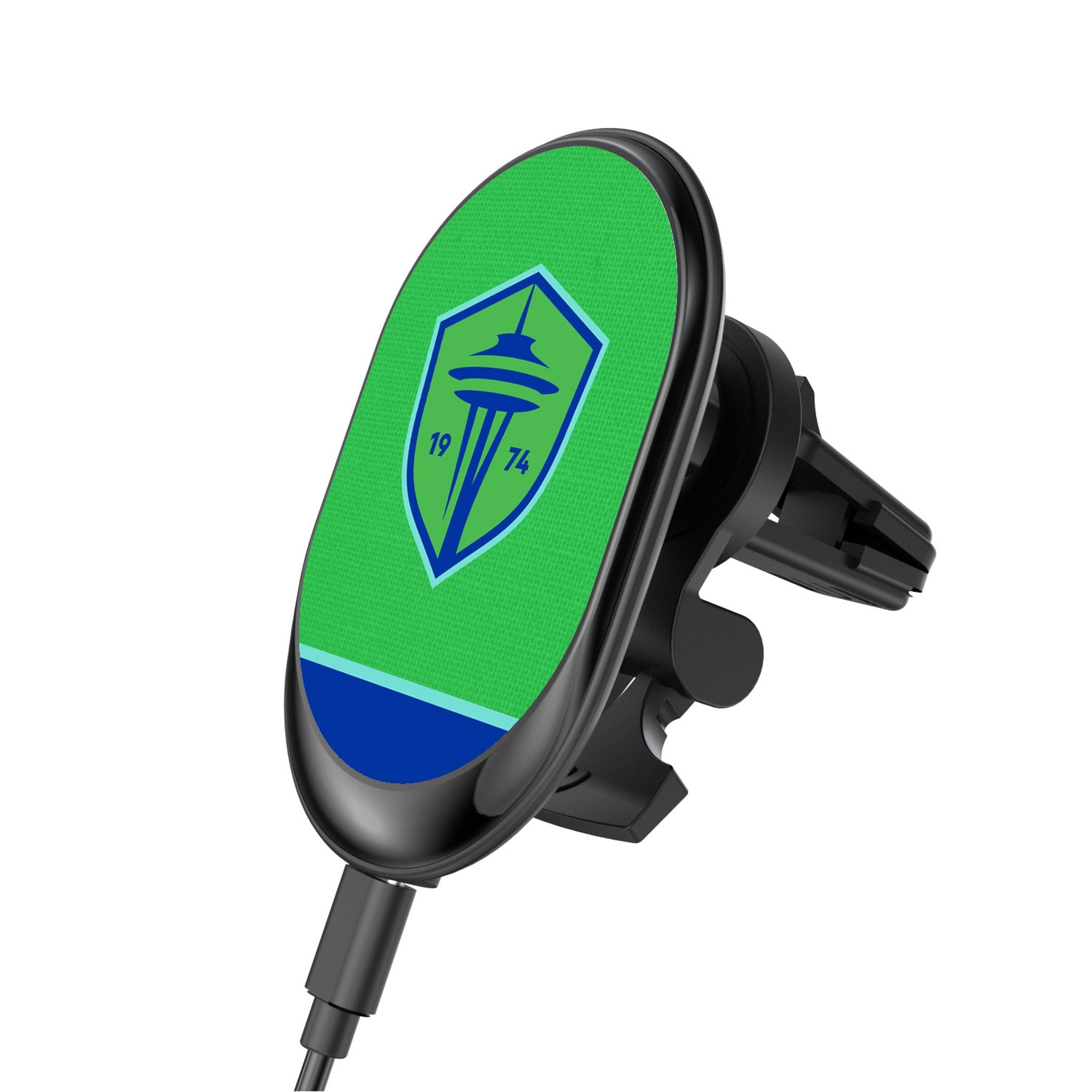 Seattle Sounders FC   Endzone Solid Wireless Mag Car Charger 1
