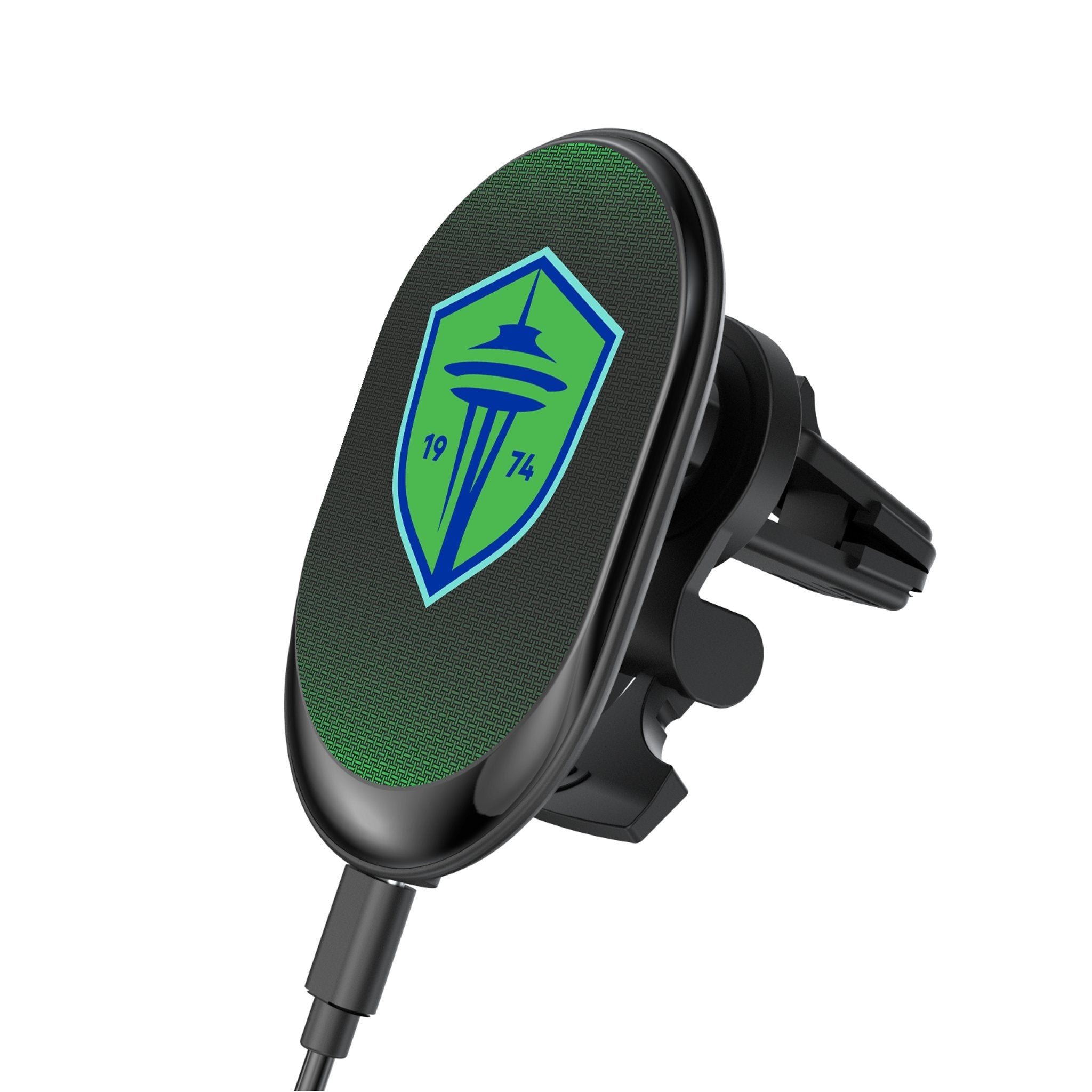 Seattle Sounders FC   Linen Wireless Mag Car Charger 1