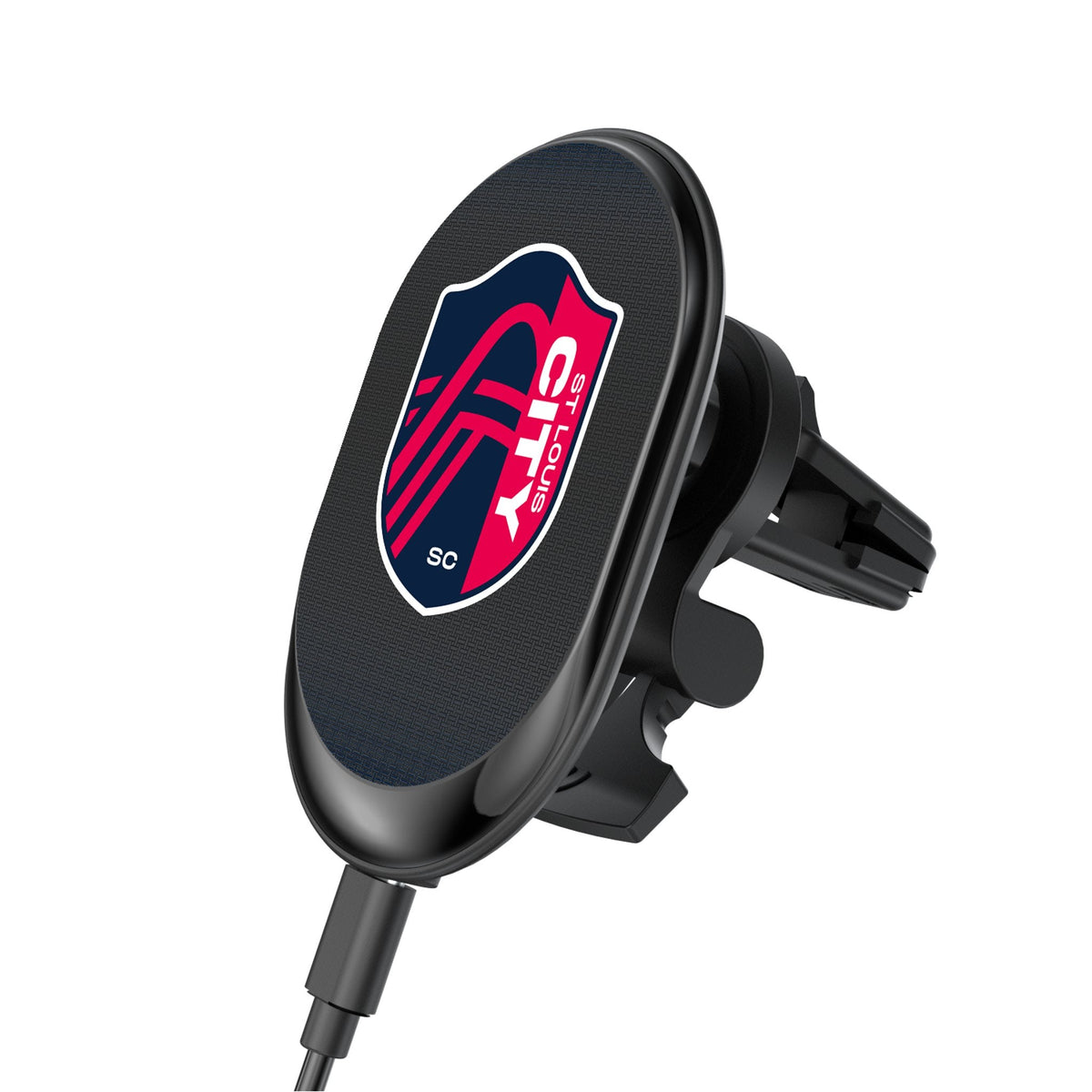 St. Louis CITY SC  Linen Wireless Mag Car Charger 1