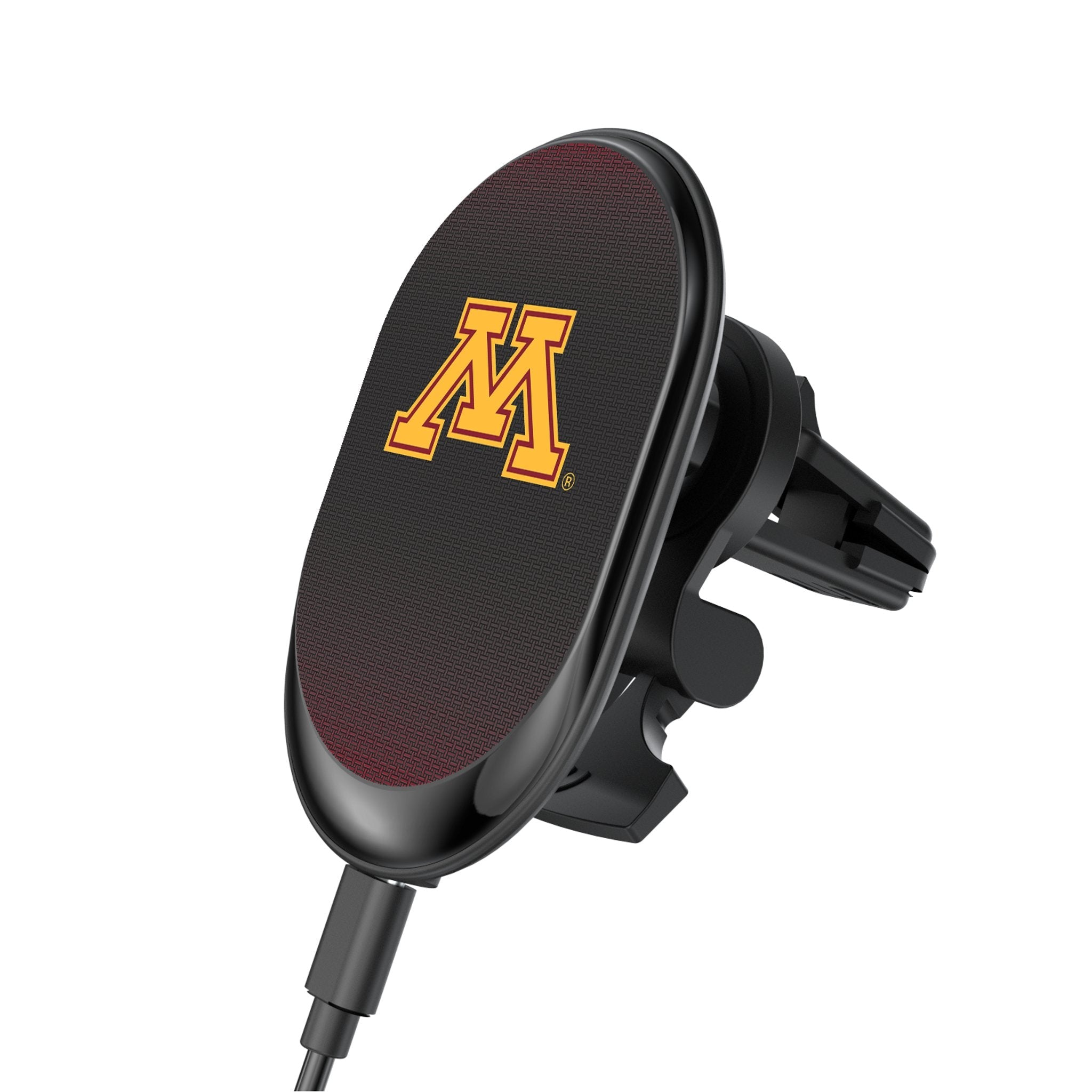 University of Minnesota Golden Gophers Linen Wireless Mag Car Charger
