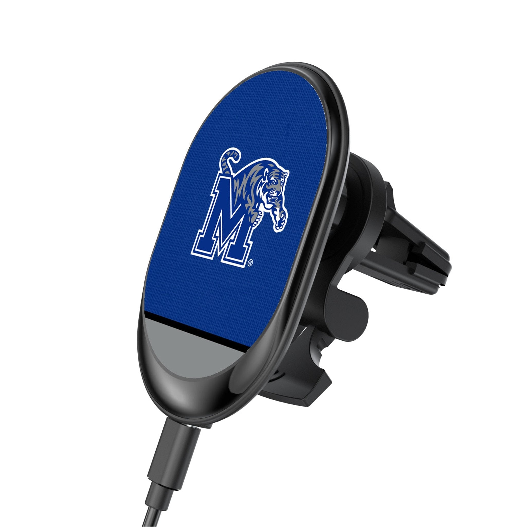 University of Memphis Tigers Endzone Solid Wireless Mag Car Charger 1