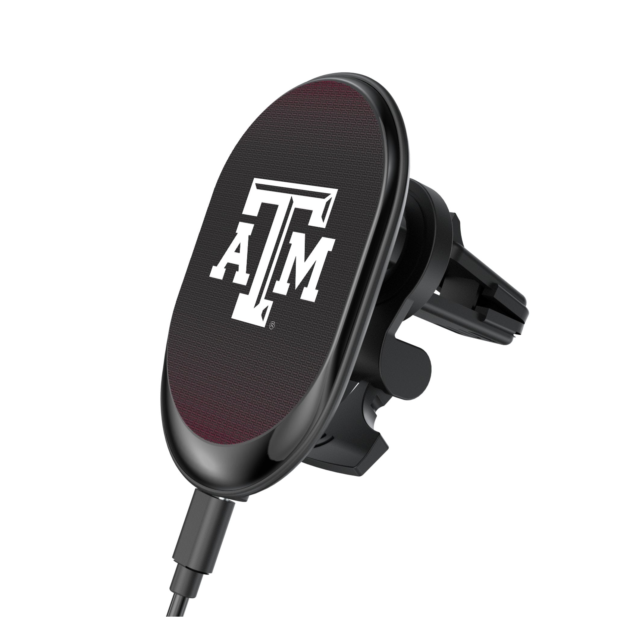 Texas A&M University Aggies Linen Wireless Mag Car Charger