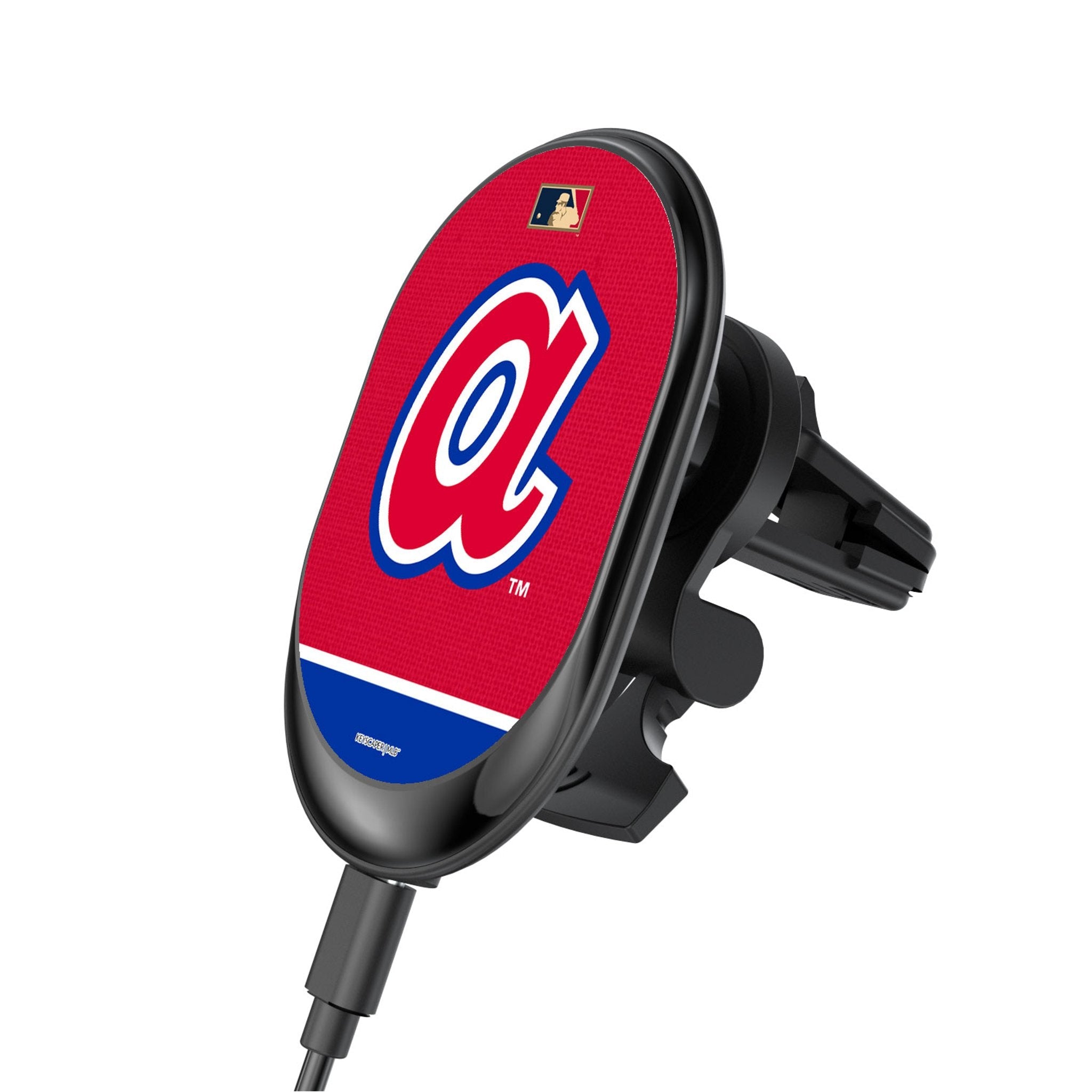 Atlanta Braves 1972-1980 - Cooperstown Collection Endzone Solid Wireless Mag Car Charger 1