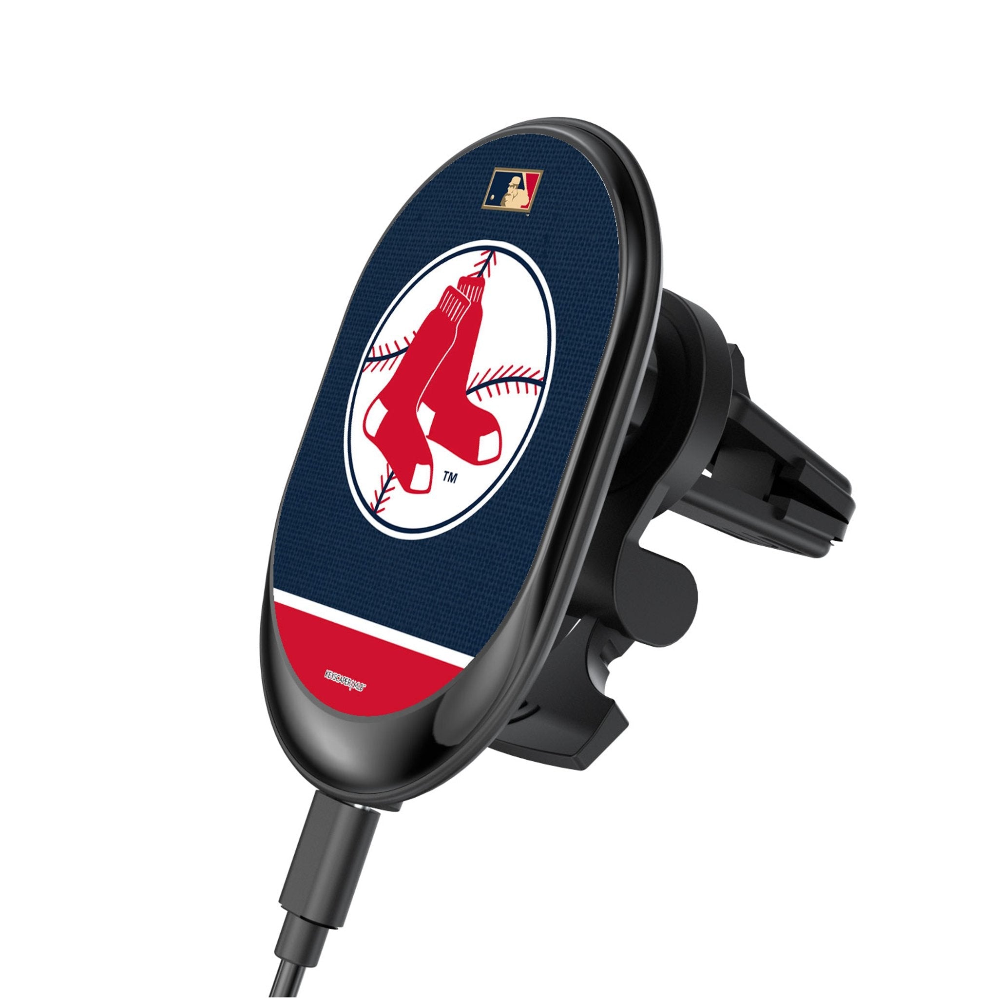 Boston Red Sox 1970-1975 - Cooperstown Collection Endzone Solid Wireless Mag Car Charger 1