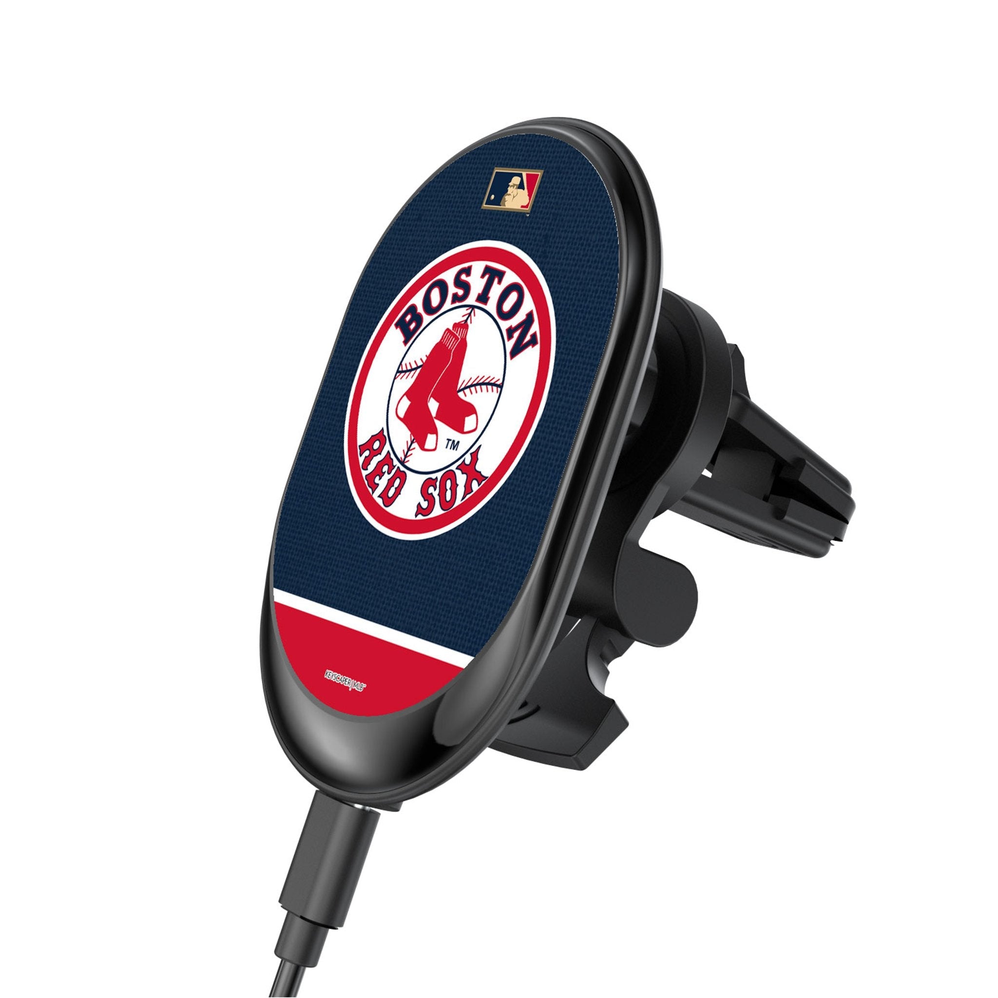 Boston Red Sox 1976-2008 - Cooperstown Collection Endzone Solid Wireless Mag Car Charger 1