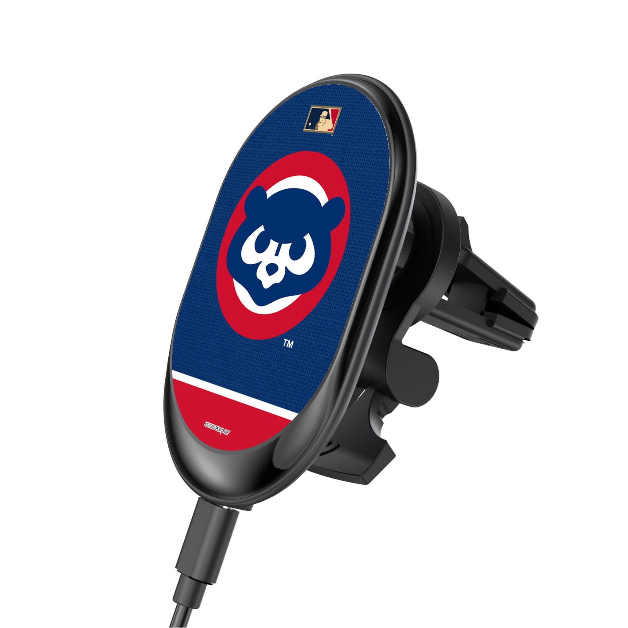 Chicago Cubs Home 1979-1993 - Cooperstown Collection Endzone Solid Wireless Mag Car Charger 1