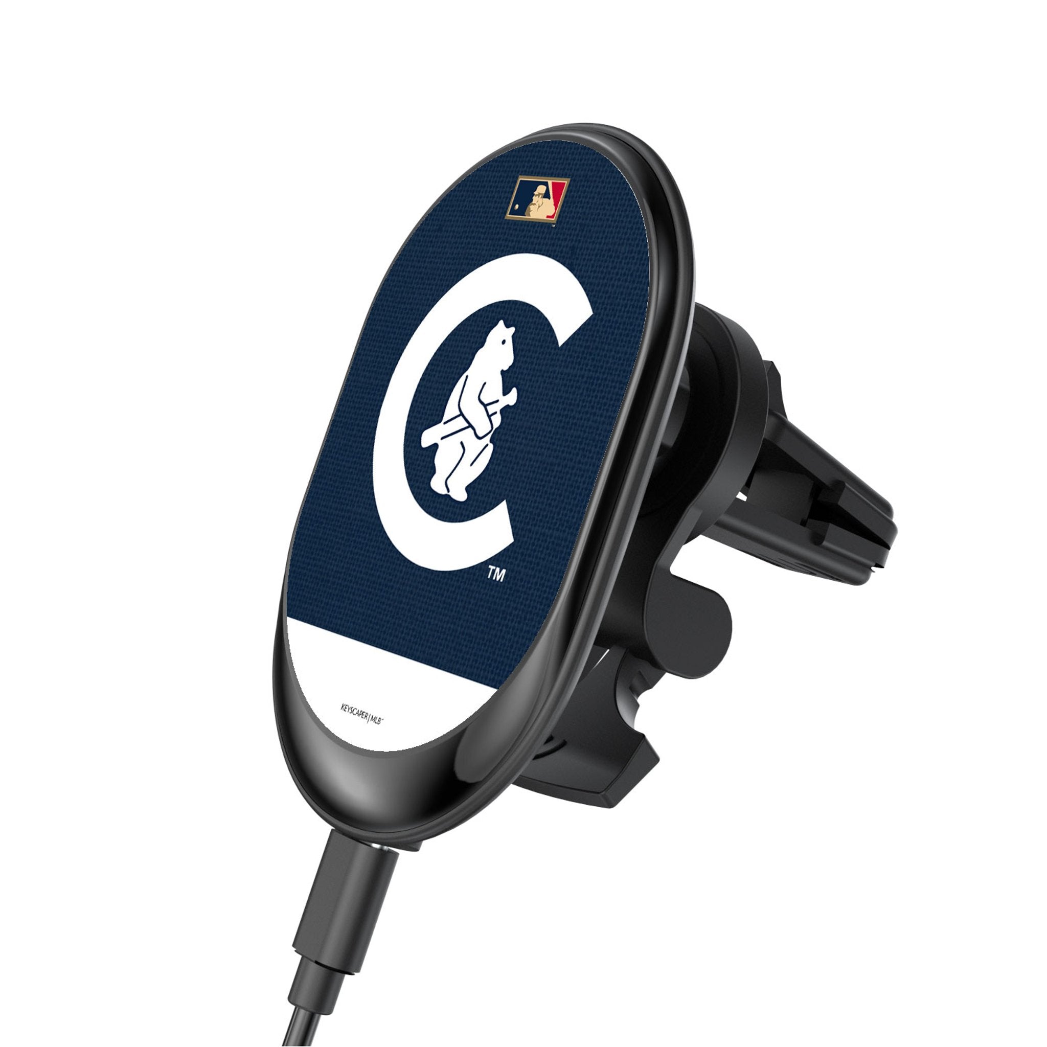 Chicago Cubs 1911-1912 - Cooperstown Collection Endzone Solid Wireless Mag Car Charger 1