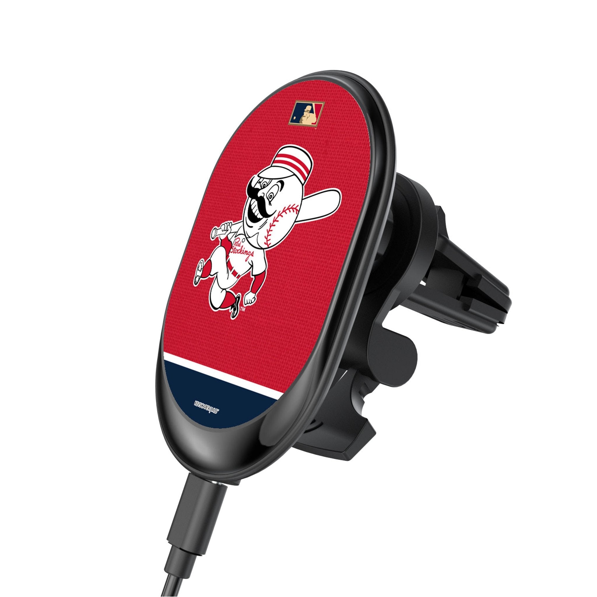 Cincinnati Reds 1953-1967 - Cooperstown Collection Endzone Solid Wireless Mag Car Charger 1