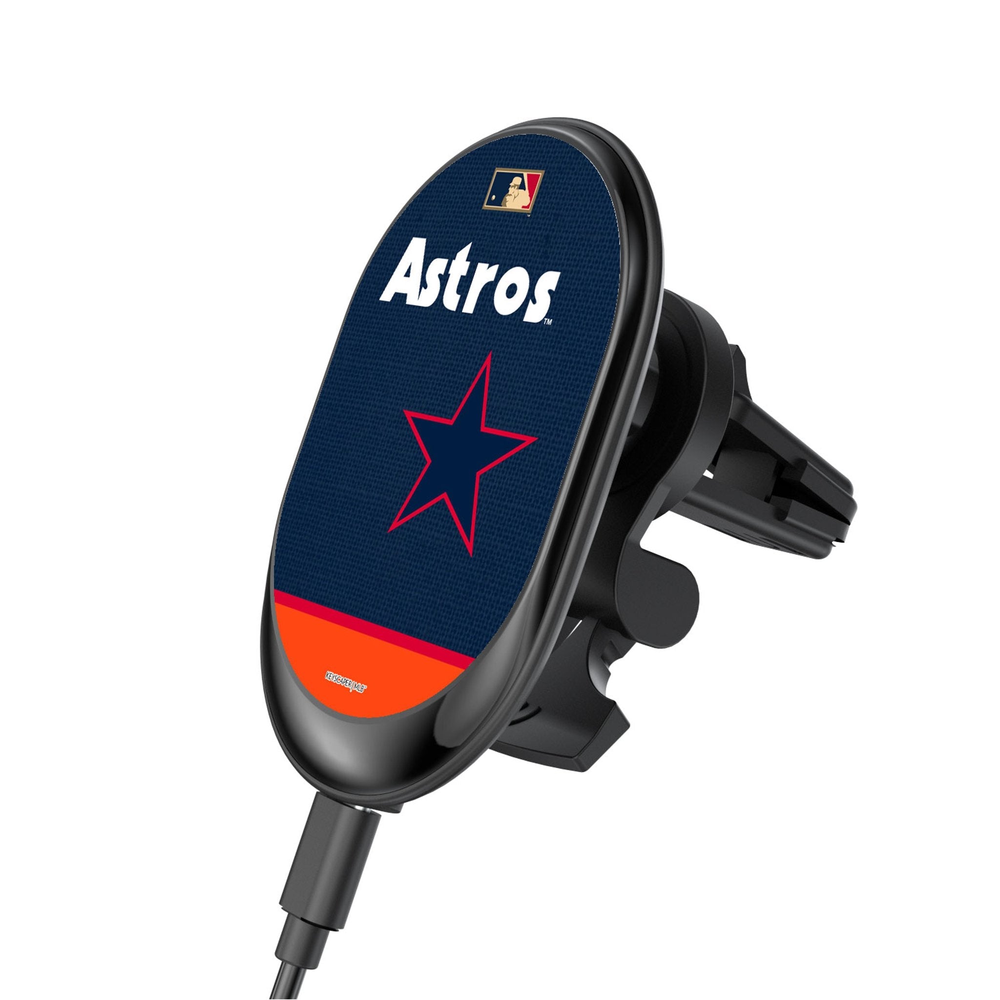 Houston Astros 1975-1981 - Cooperstown Collection Endzone Solid Wireless Mag Car Charger 1