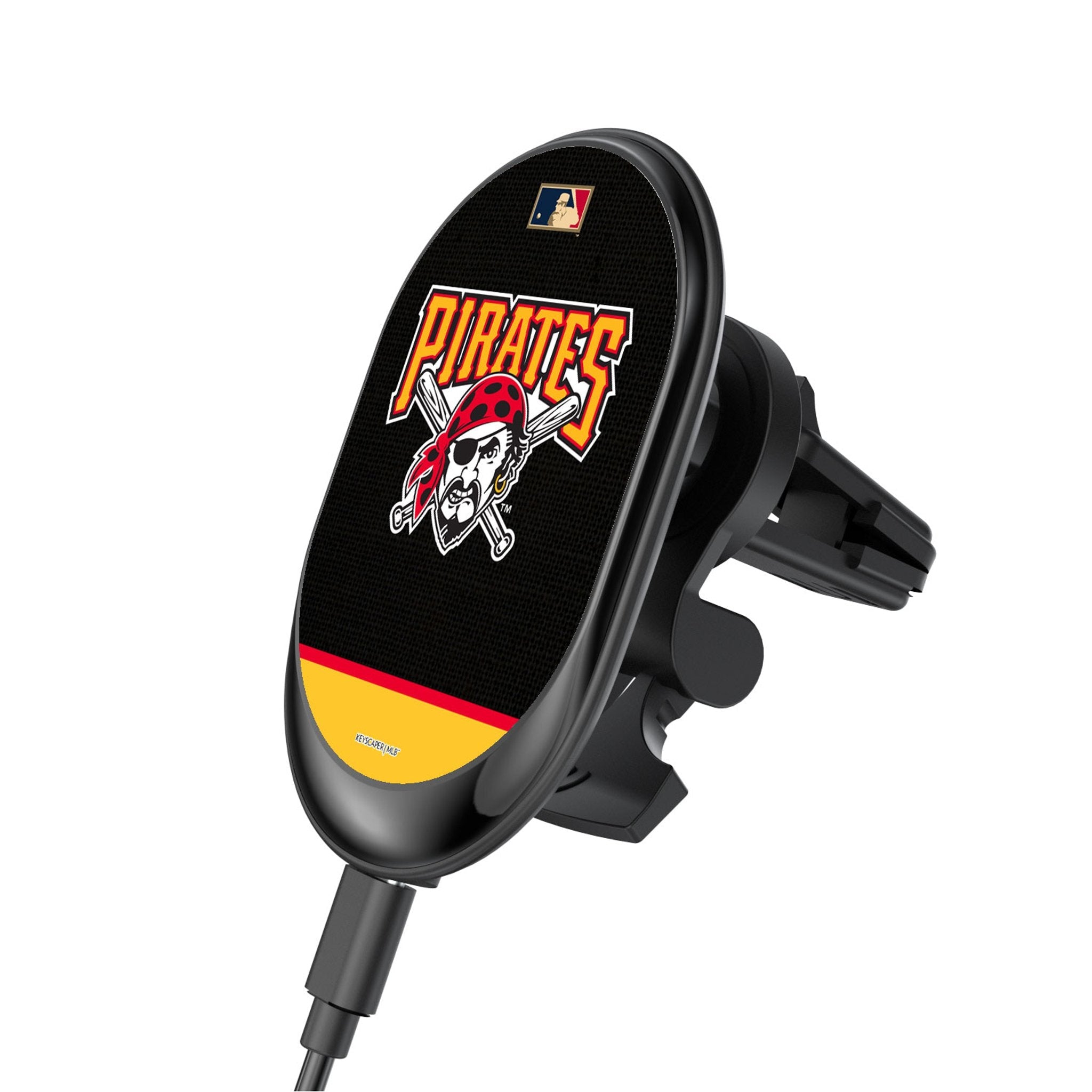 Pittsburgh Pirates 1997-2013 - Cooperstown Collection Endzone Solid Wireless Mag Car Charger 1