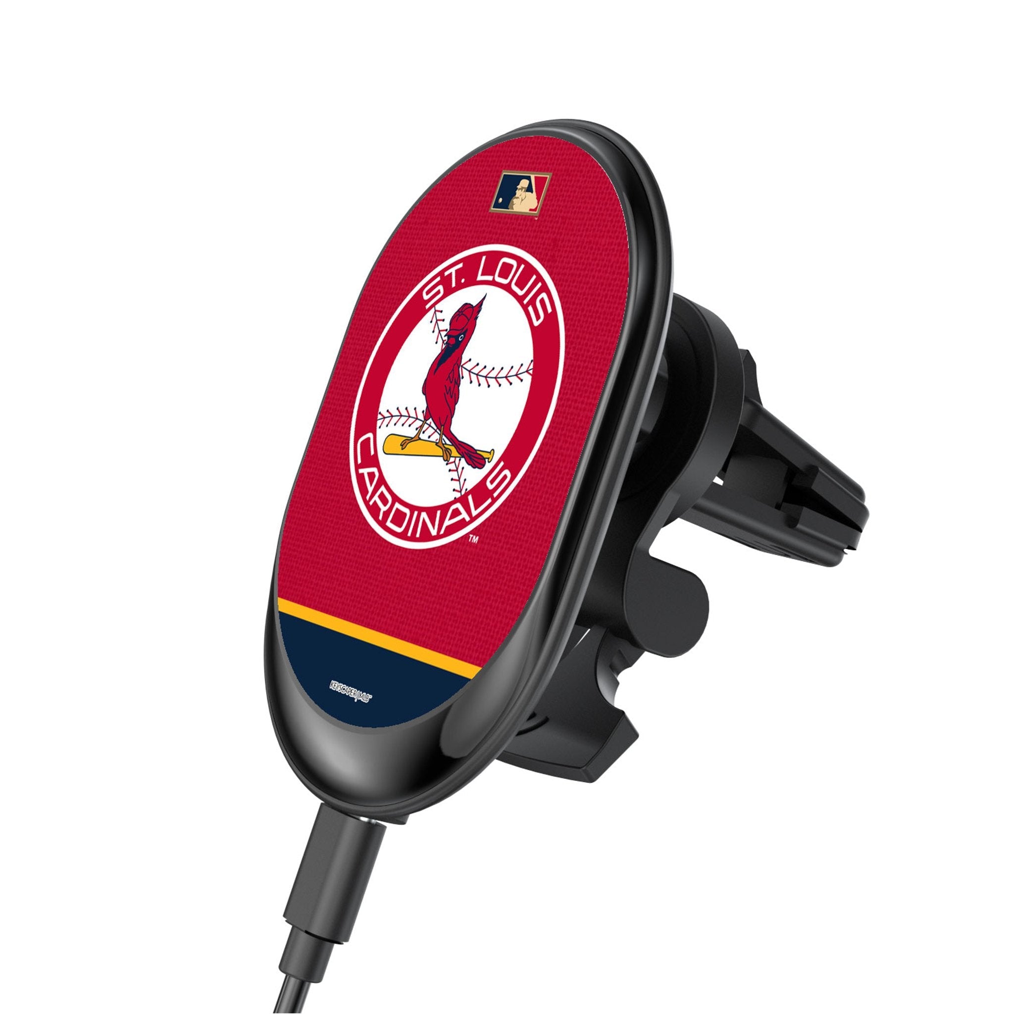St Louis Cardinals 1966-1997 - Cooperstown Collection Endzone Solid Wireless Mag Car Charger 1