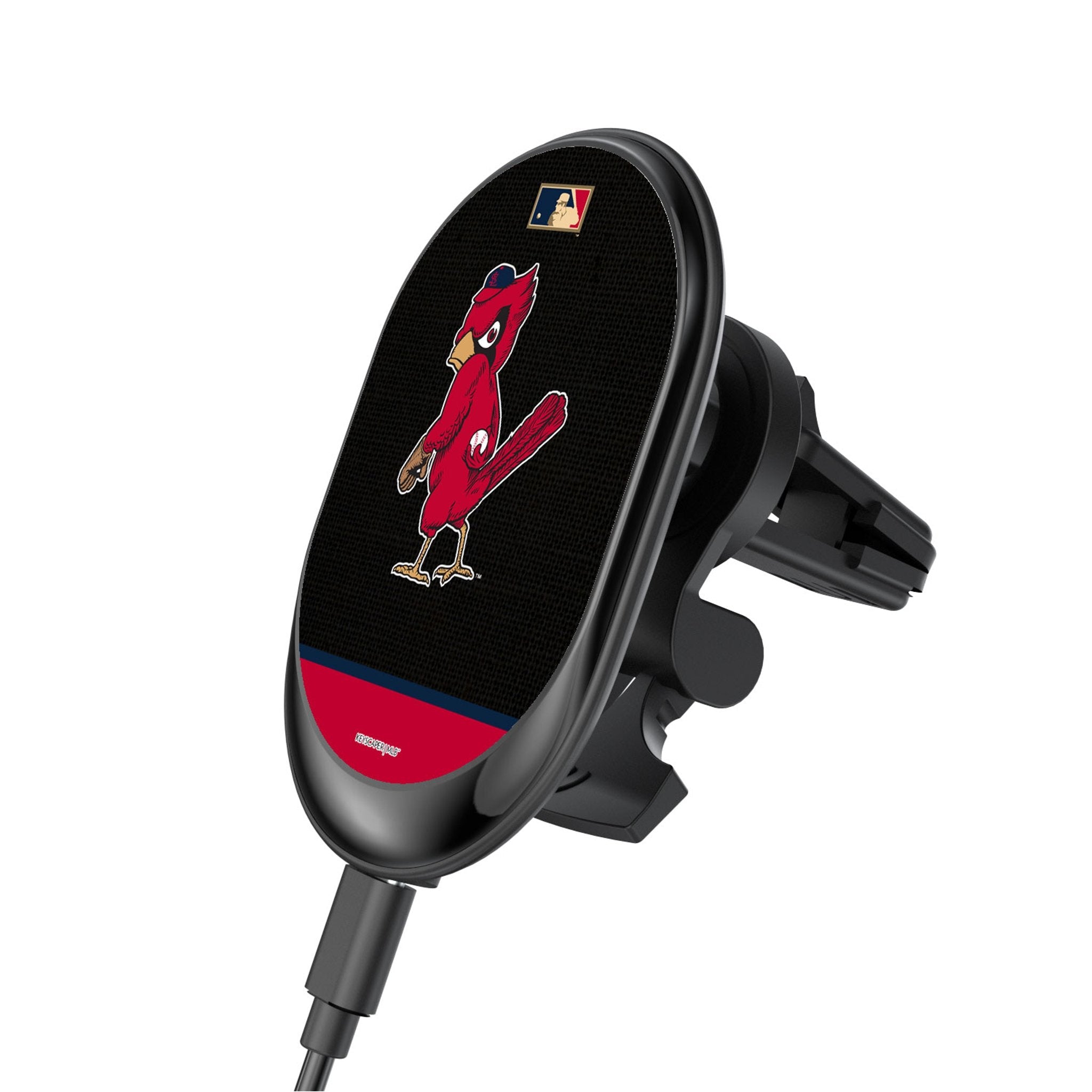 St Louis Cardinals 1950s - Cooperstown Collection Endzone Solid Wireless Mag Car Charger 1