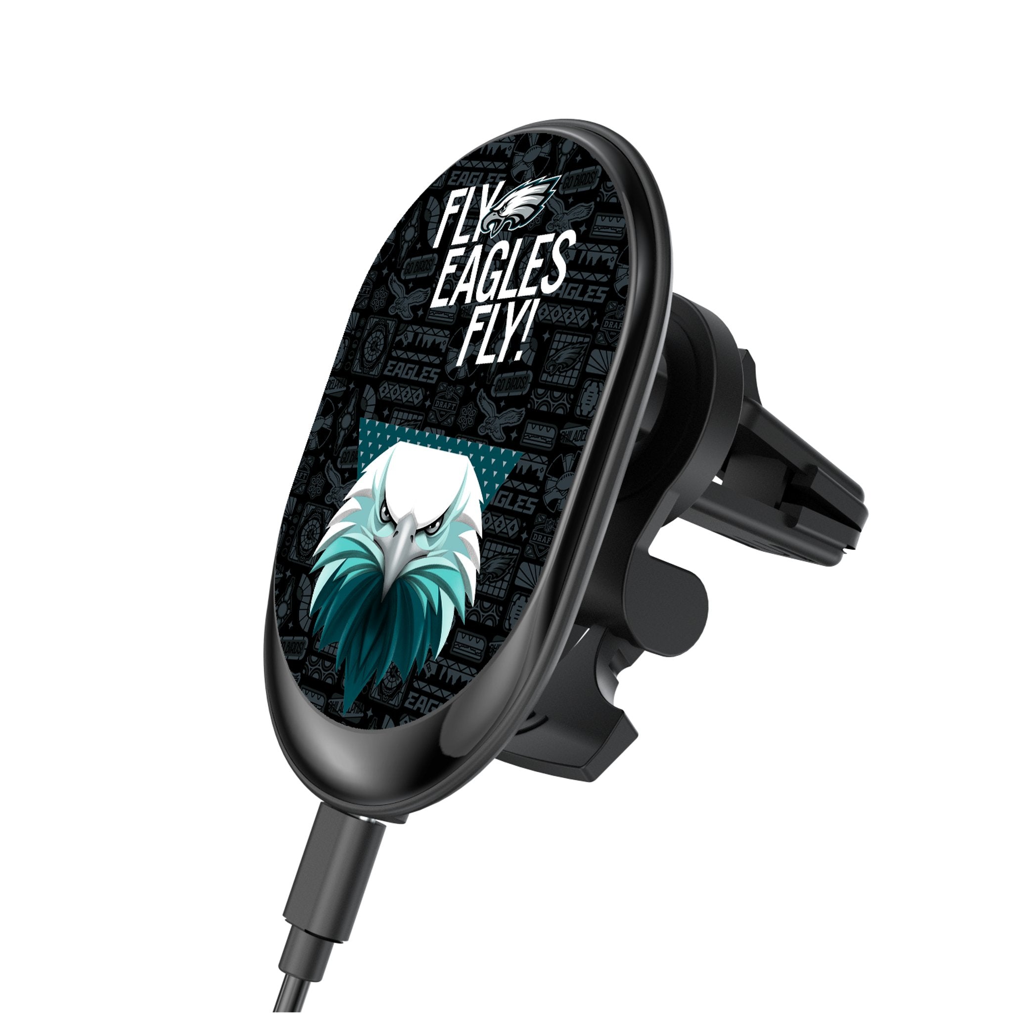 Philadelphia Eagles 2024 Illustrated Limited Edition Wireless Car Charger 1
