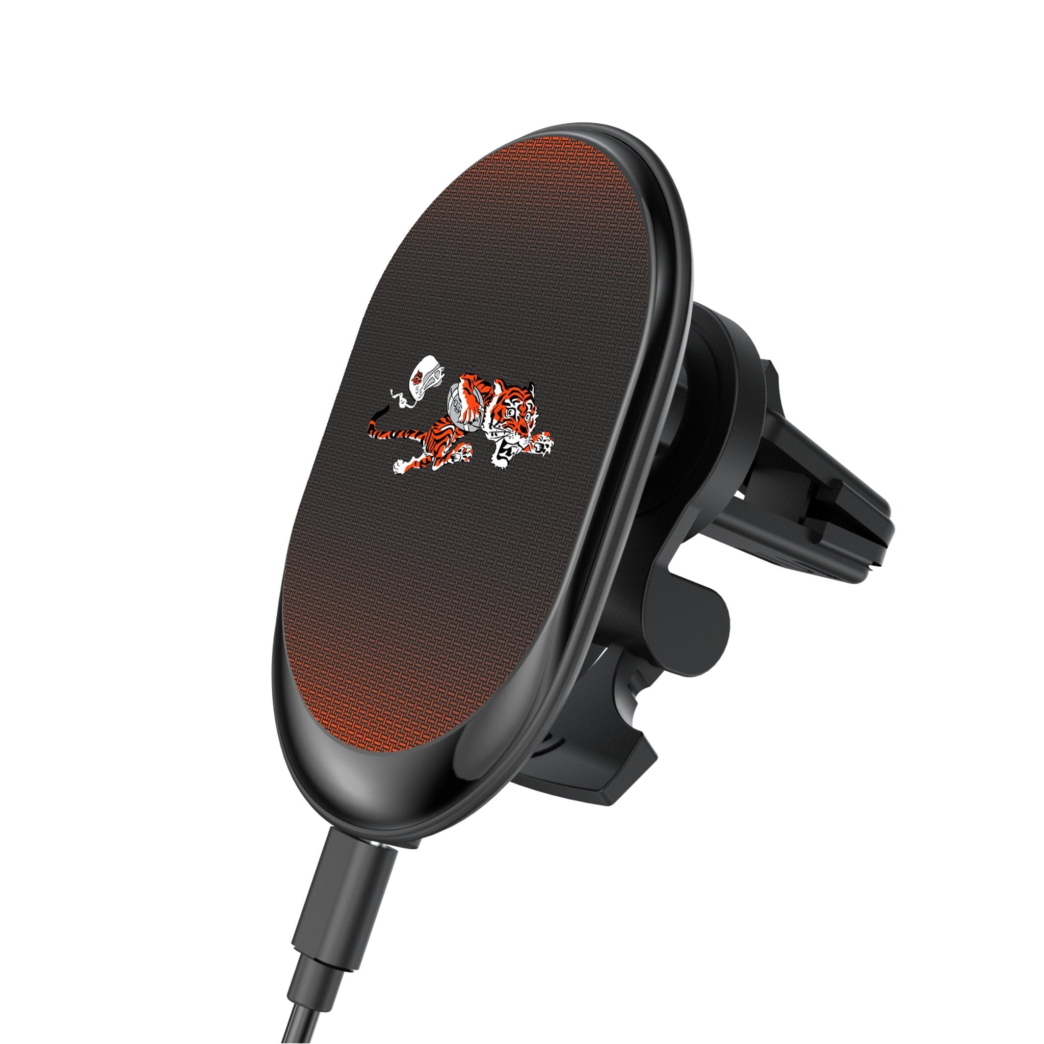 Cincinnati Bengals Historic Collection Linen Wireless Mag Car Charger 1