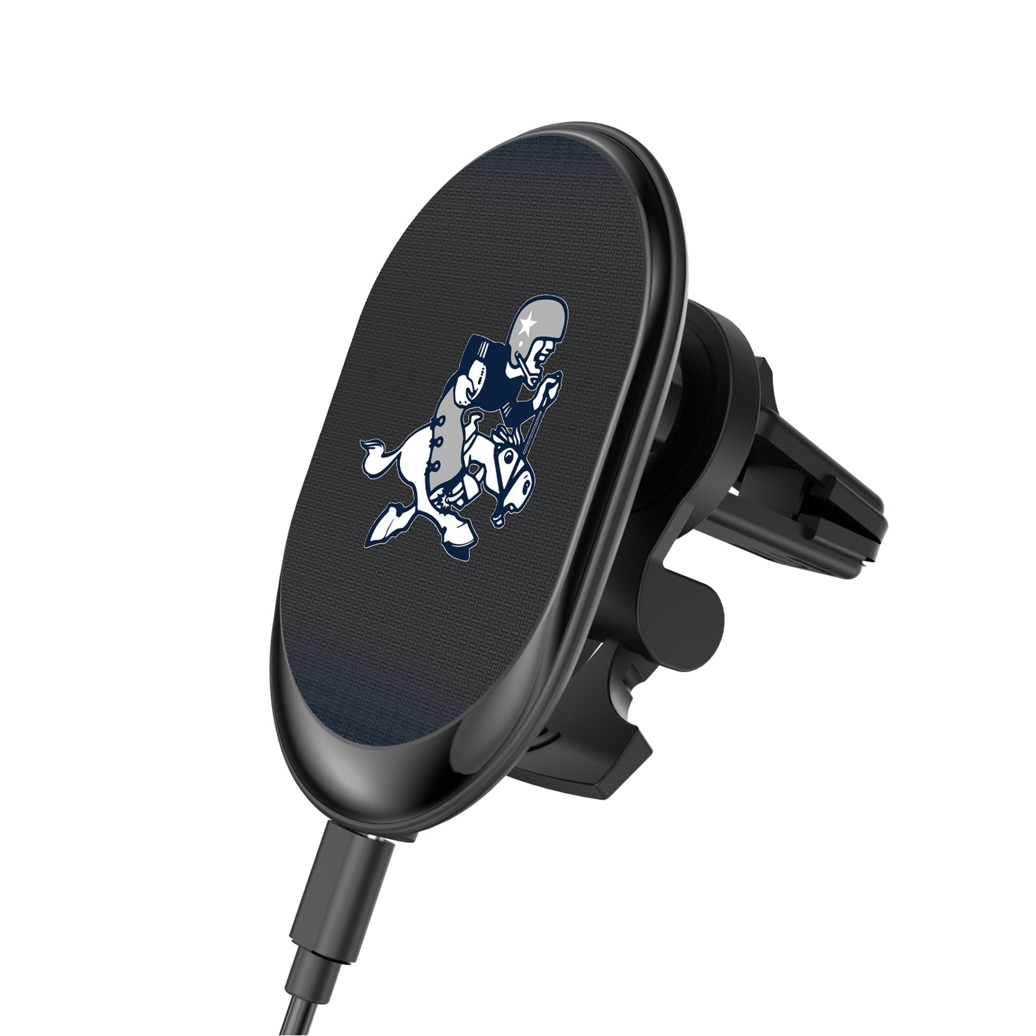 Dallas Cowboys 1966-1969 Historic Collection Linen Wireless Mag Car Charger 1