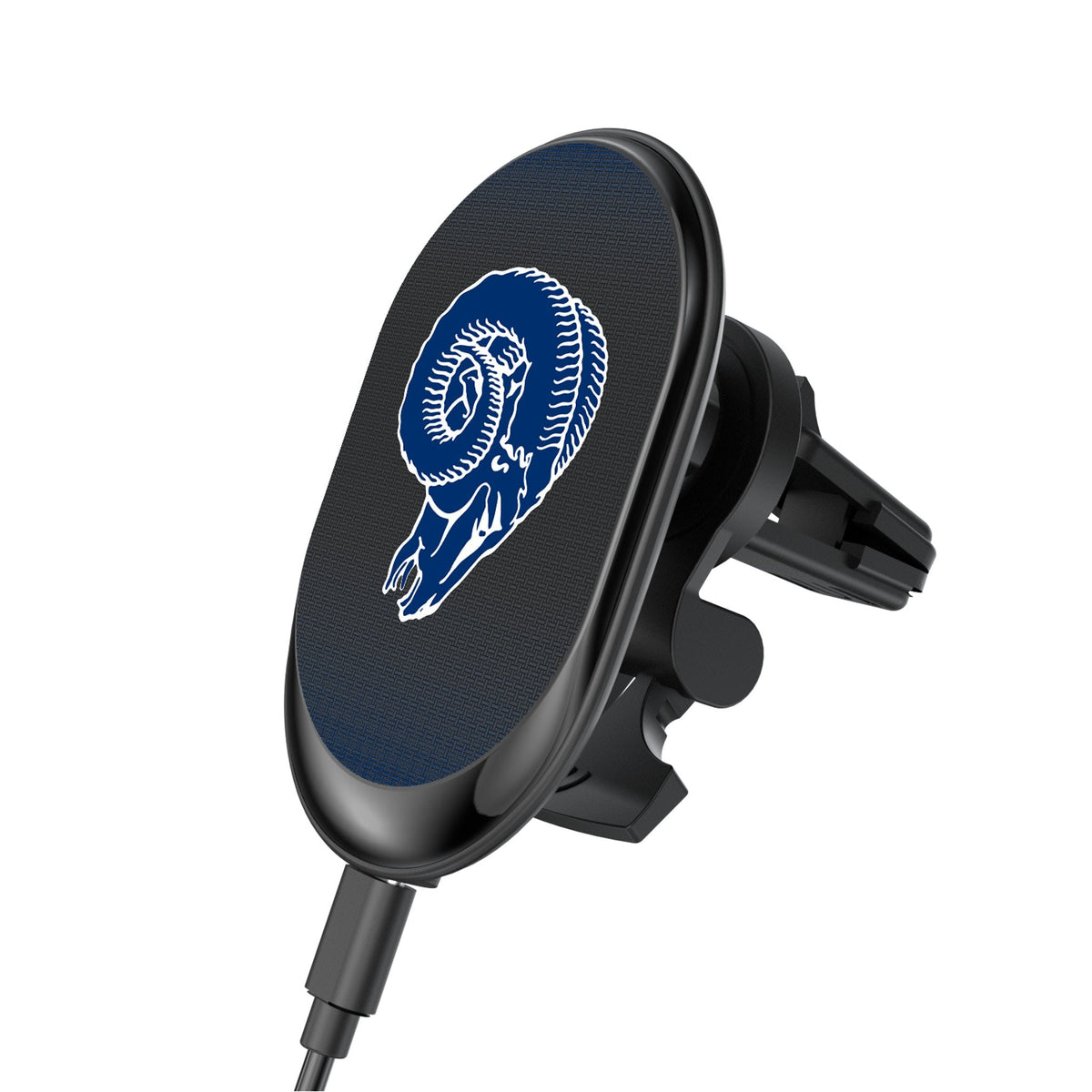 Los Angeles Rams Historic Collection Linen Wireless Mag Car Charger 1