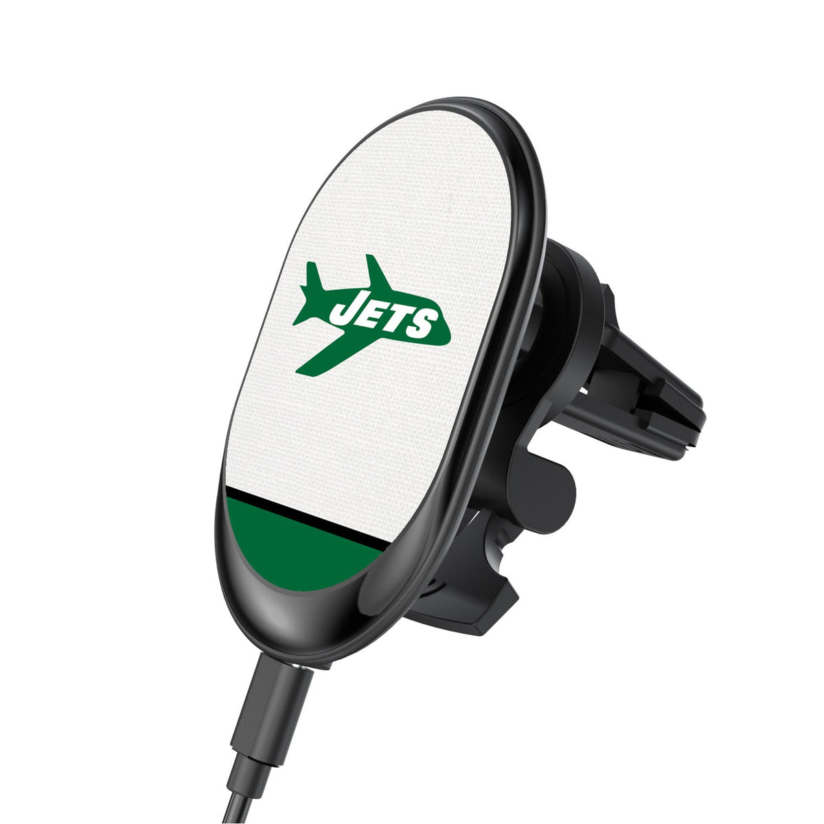 New York Jets 1963 Historic Collection Endzone Solid Wireless Mag Car Charger 1
