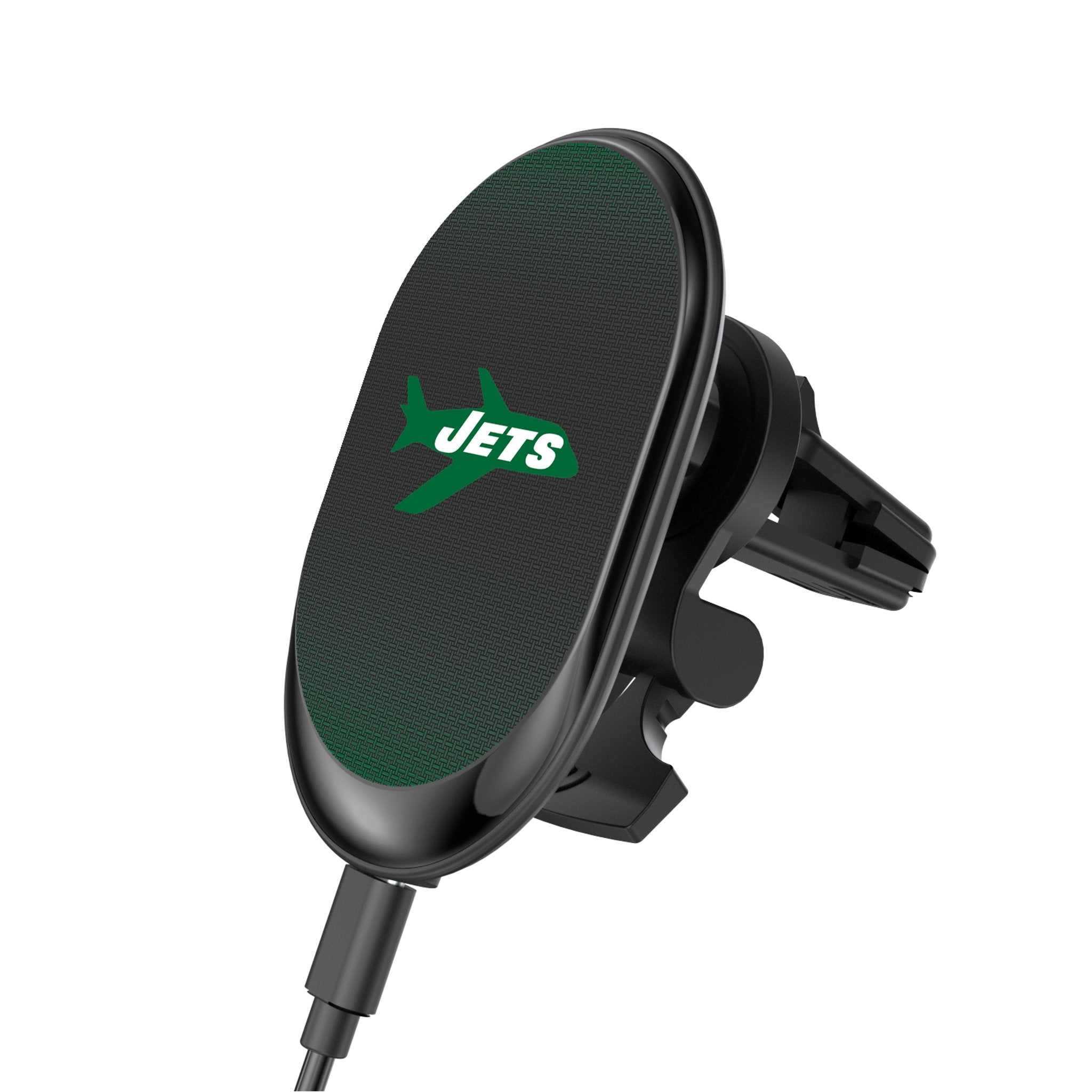 New York Jets 1963 Historic Collection Linen Wireless Mag Car Charger 1